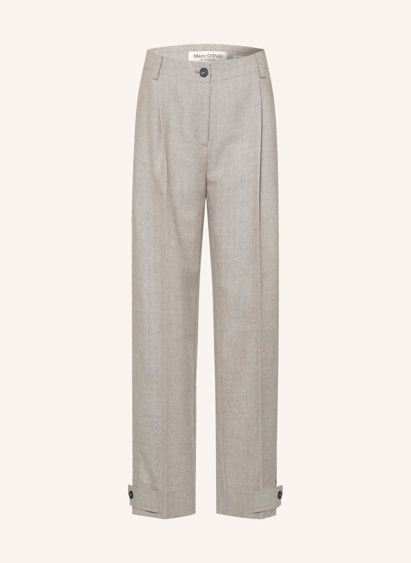 Marc O'Polo Pantalon palazzo: MARRON CLAIR