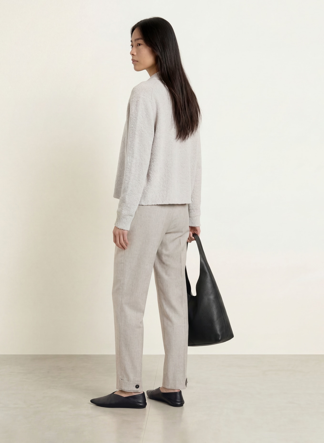 Marc O'Polo Pantalon palazzo: MARRON CLAIR