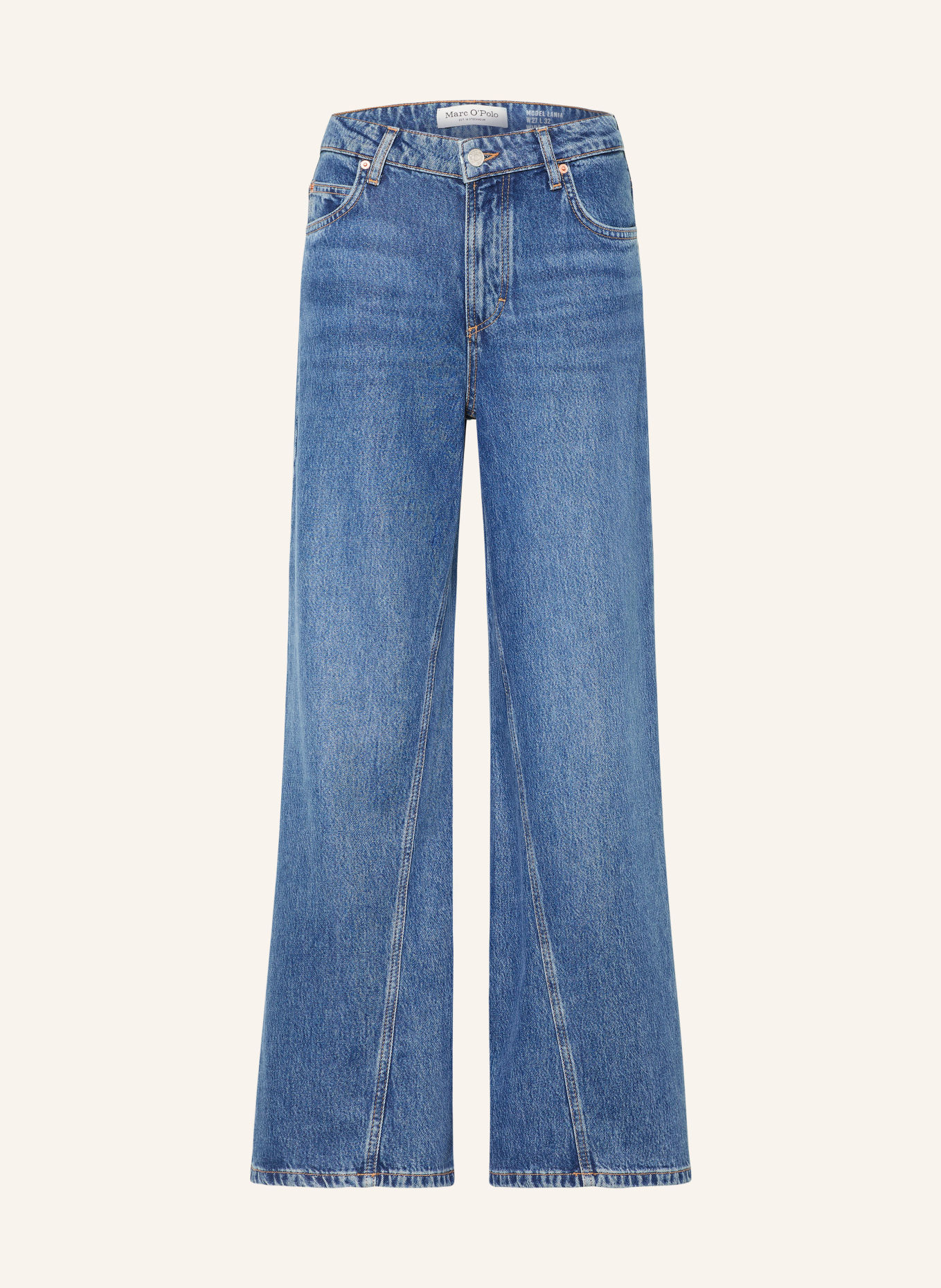 Marc O'Polo Wide leg jeans LANIA: 4928 Medium Blue_Multi_01