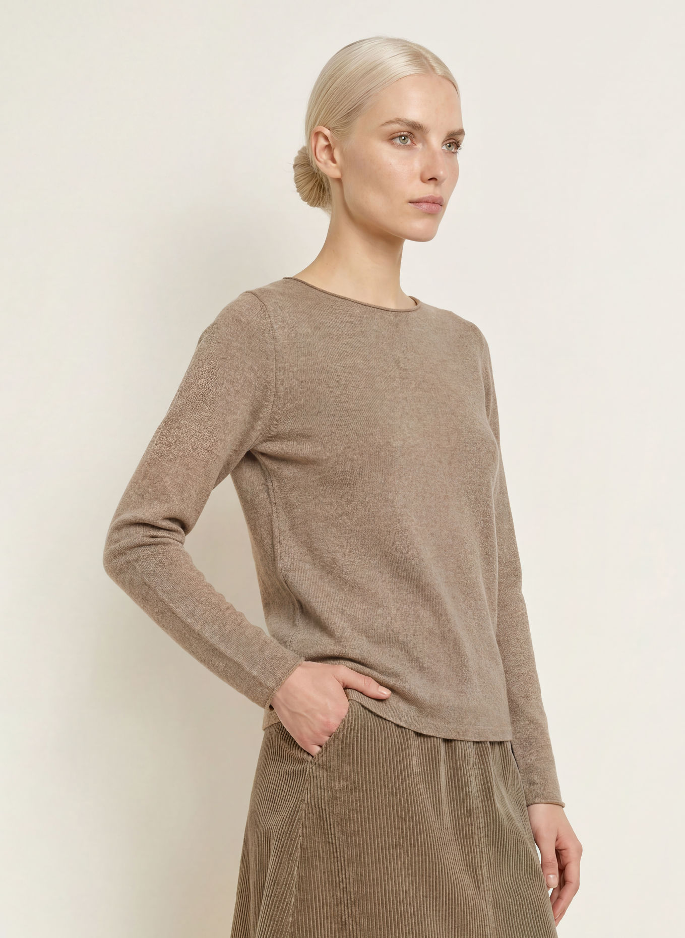 Marc O'Polo Sweater: TAUPE