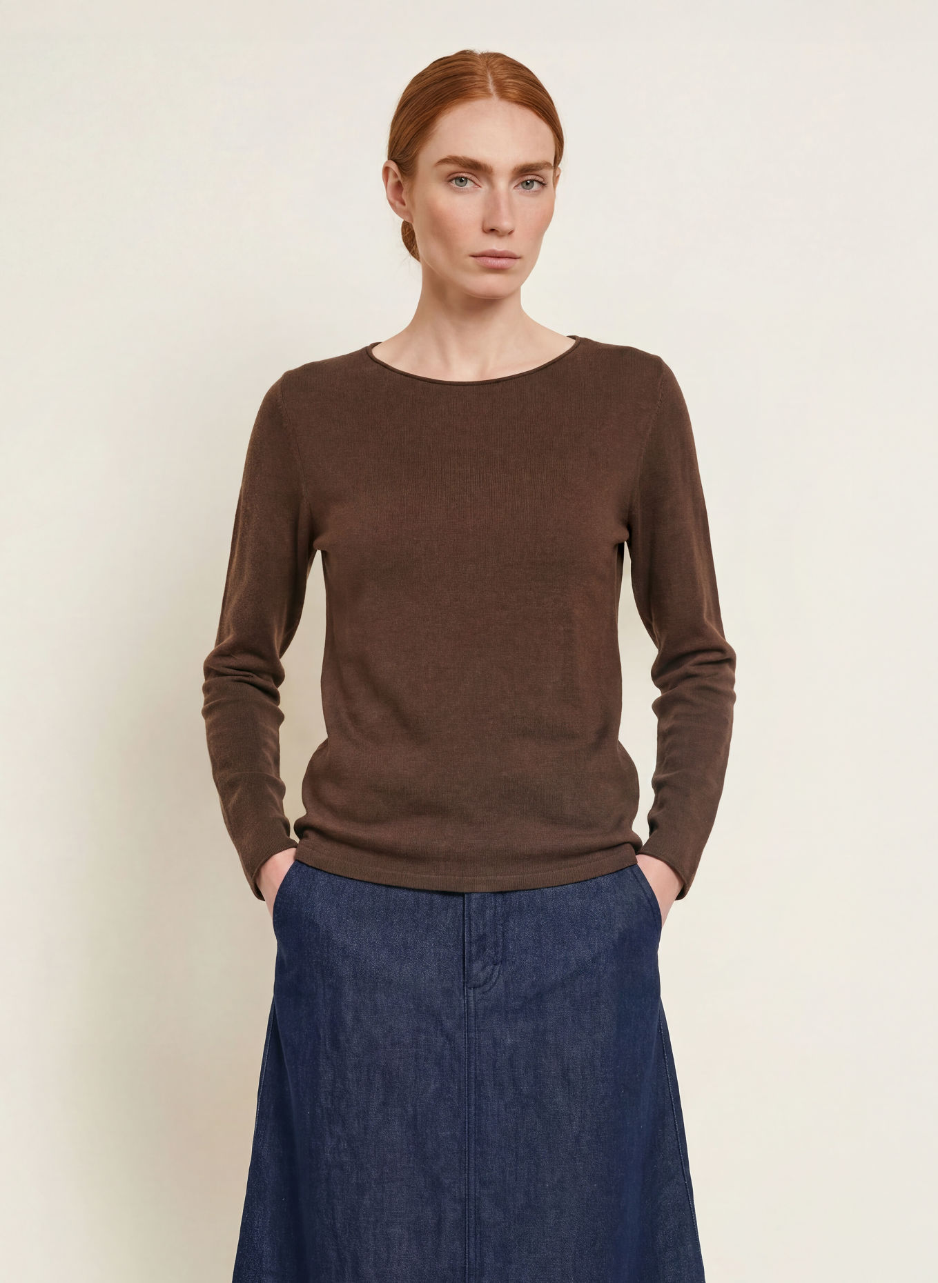 Marc O'Polo Pullover: DUNKELBRAUN