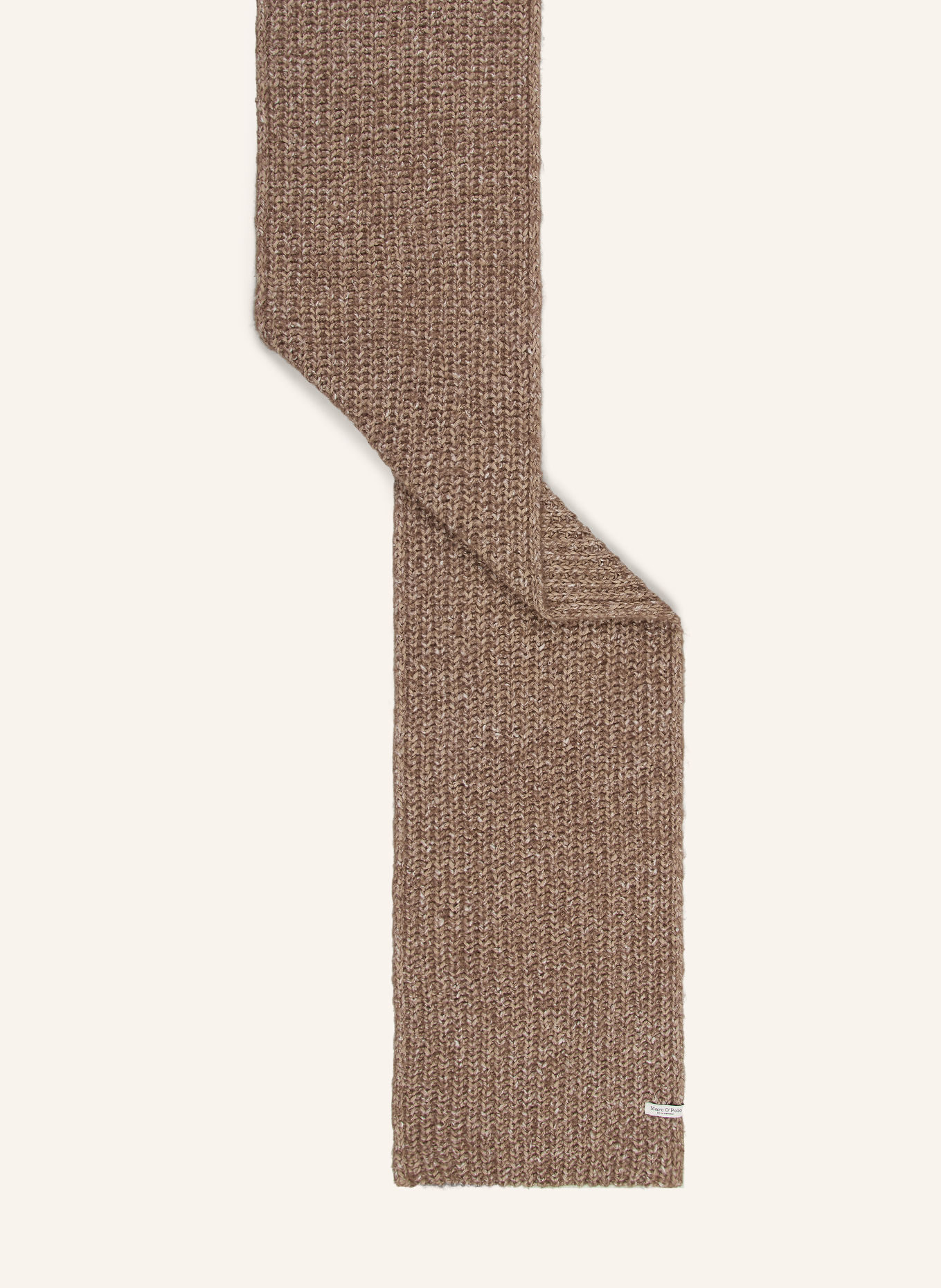 Marc O'Polo Schal: DUNKELBRAUN / BEIGE / WEISS