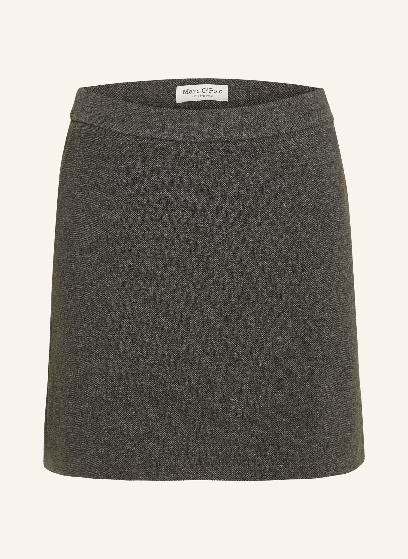 Marc O'Polo Jersey skirt: DARK GRAY / GRAY