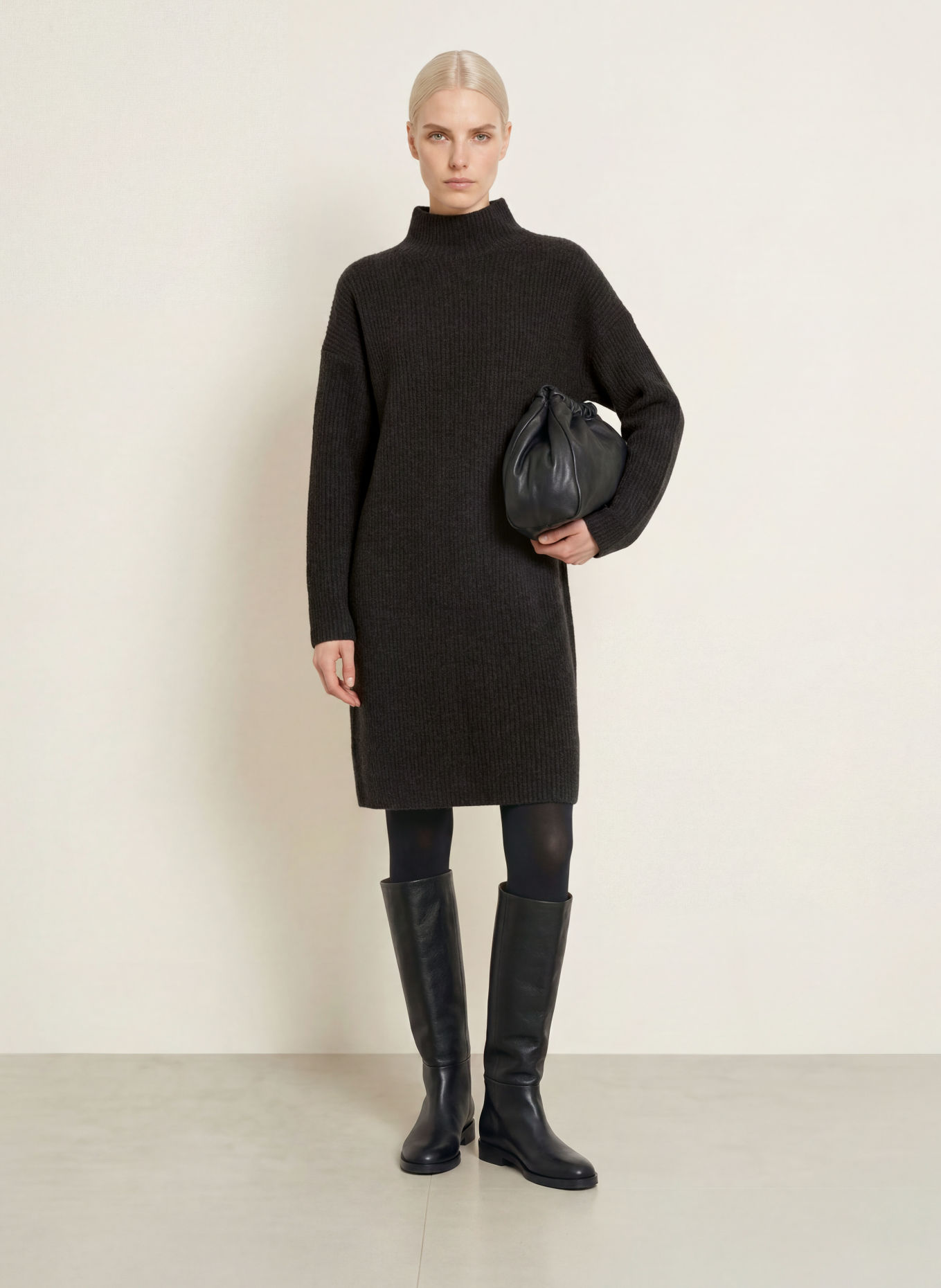 Marc O'Polo Knit dress: DARK GRAY