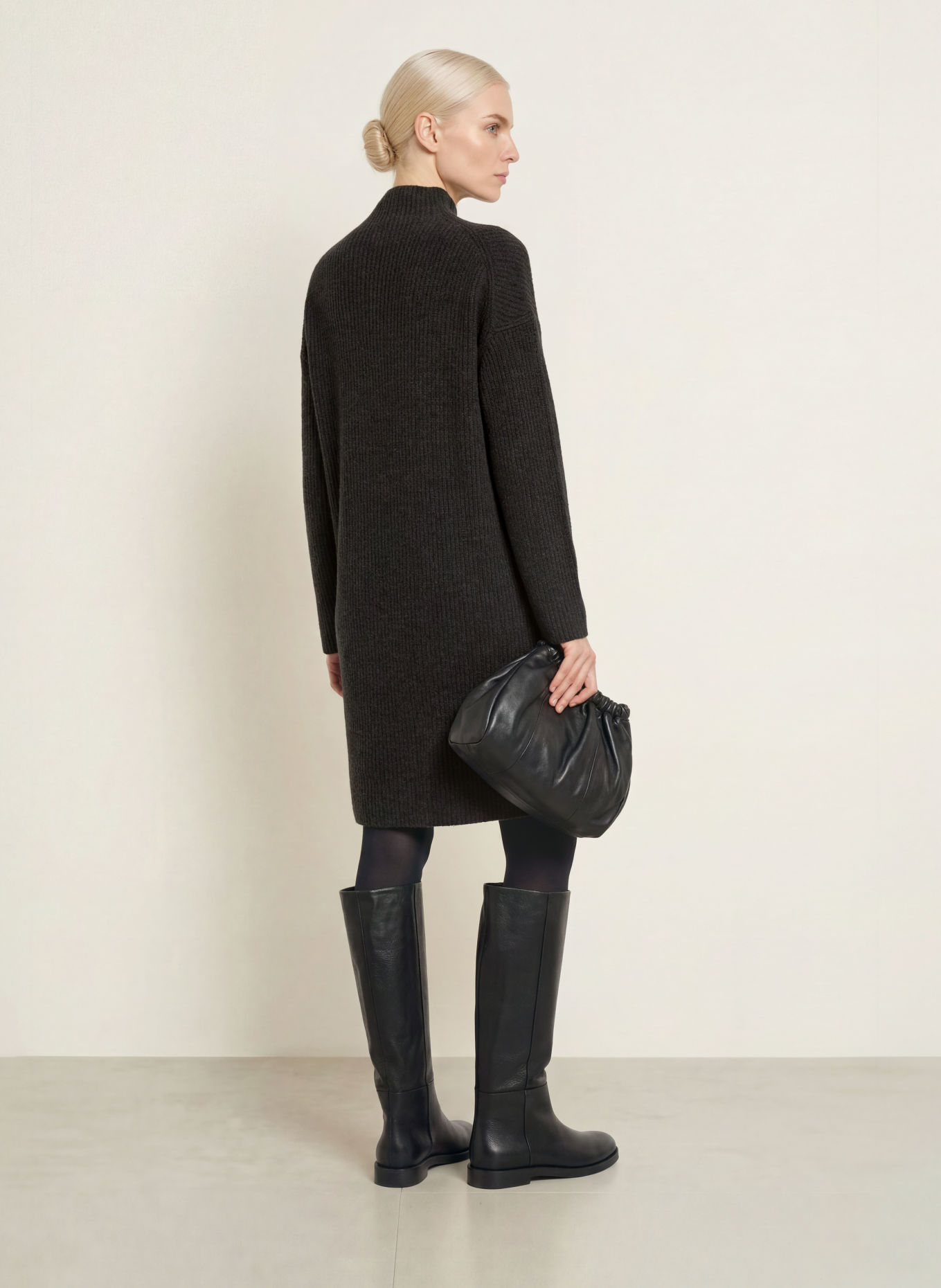 Marc O'Polo Knit dress: DARK GRAY