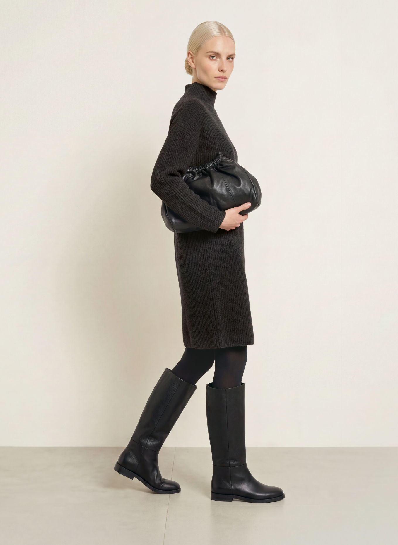 Marc O'Polo Knit dress: DARK GRAY