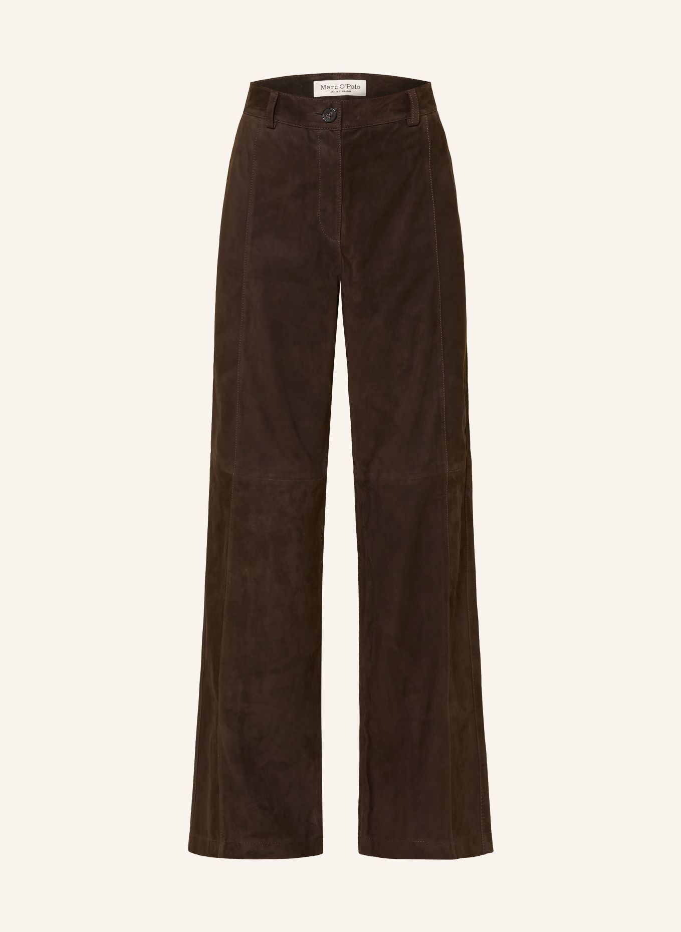 Marc O'Polo Lederhose: DUNKELBRAUN