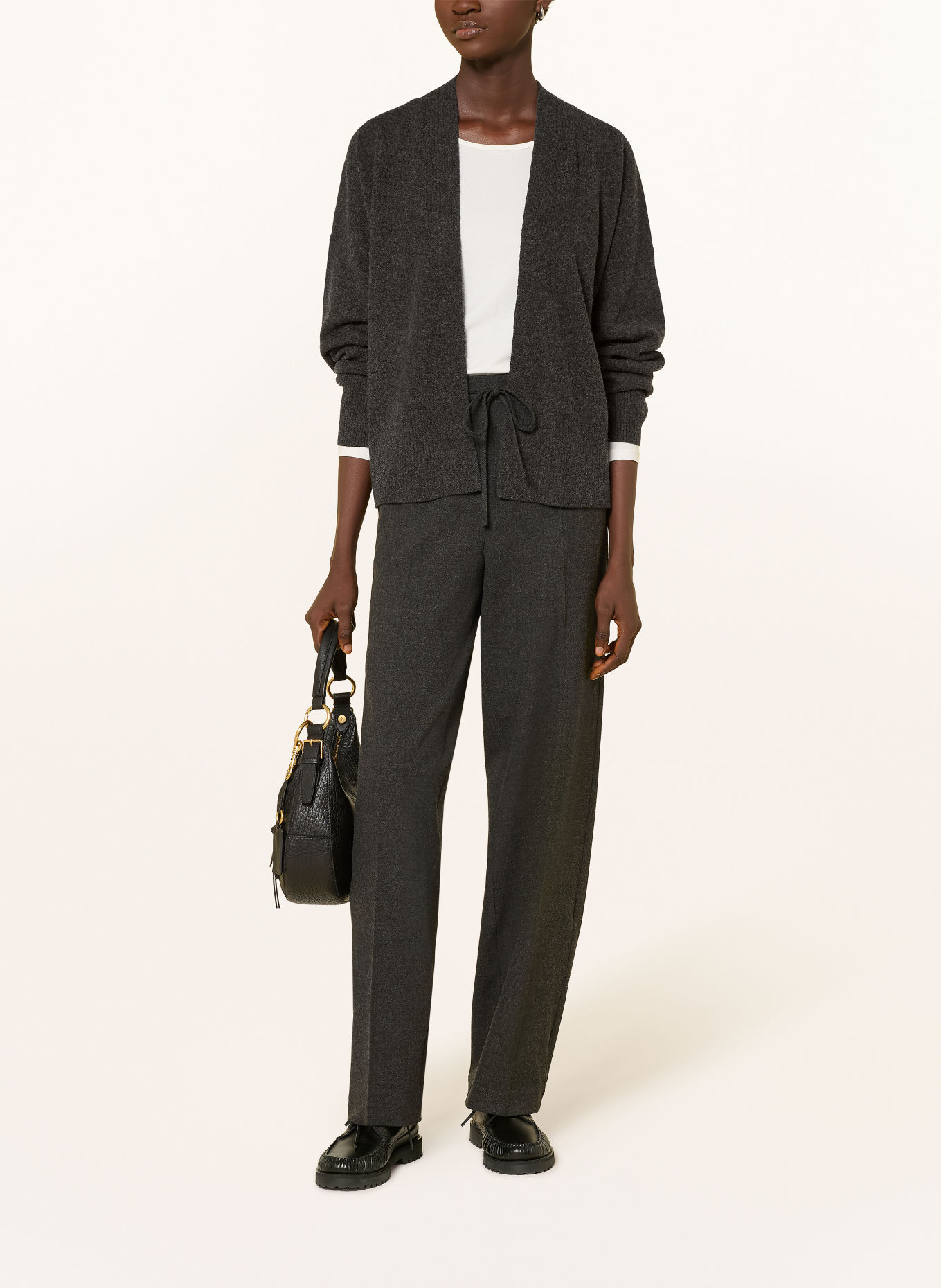 Marc O'Polo Trousers: DARK GRAY