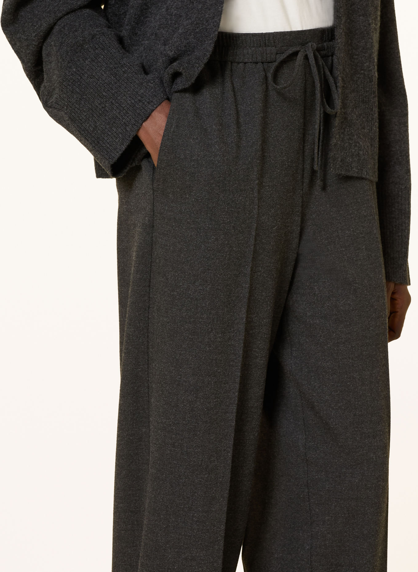Marc O'Polo Trousers: DARK GRAY
