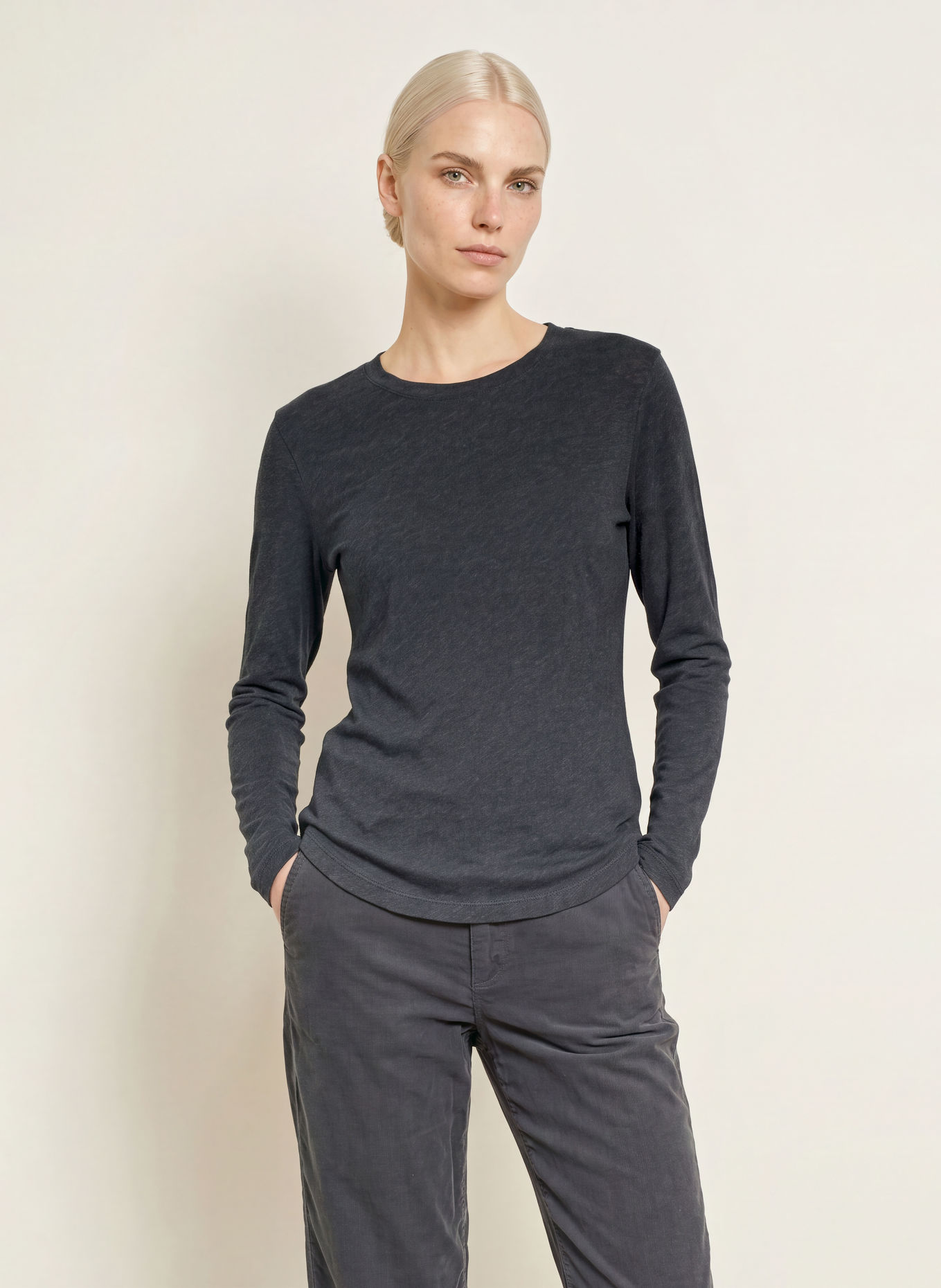 Marc O'Polo Longsleeve: DUNKELGRAU