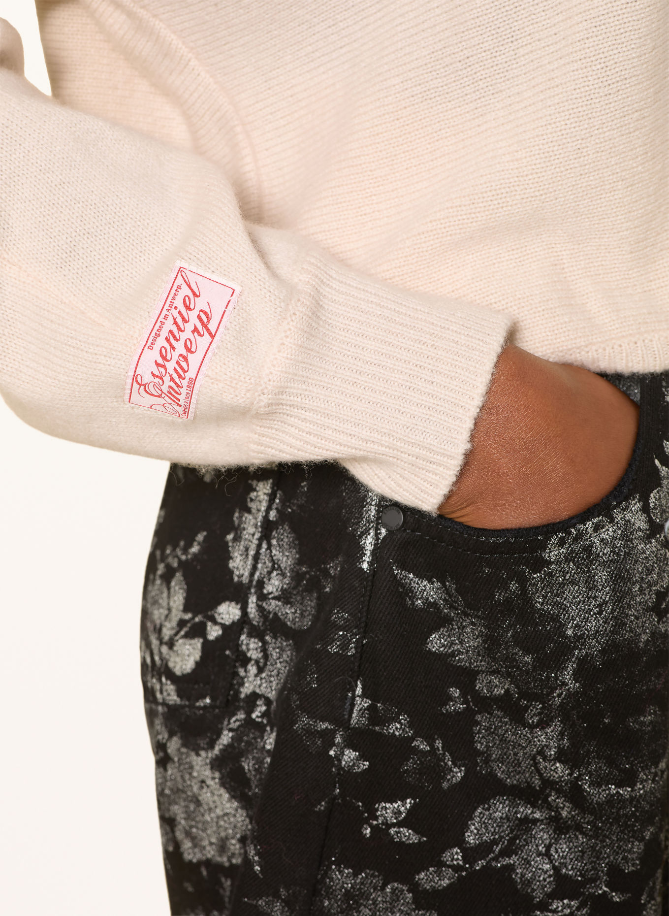 ESSENTIEL ANTWERP Pullover KAGE: ECRU