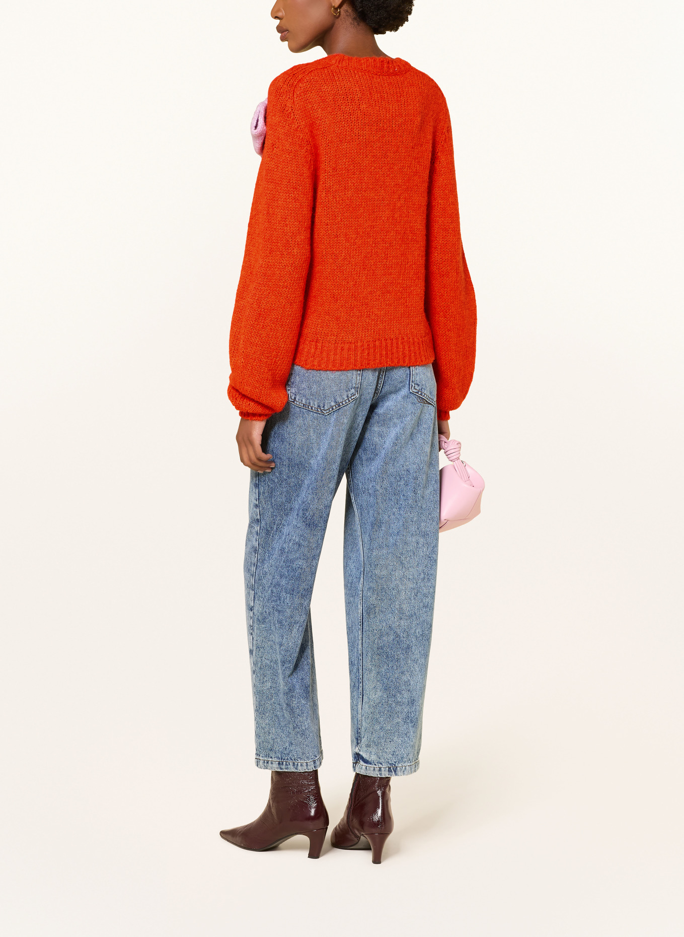 ESSENTIEL ANTWERP Pullover KOLLIER: ORANGE / HELLLILA