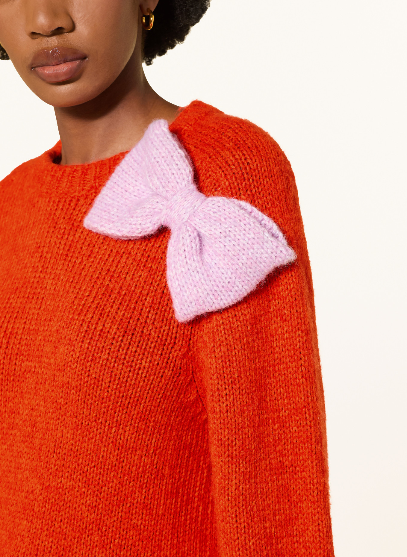 ESSENTIEL ANTWERP Pullover KOLLIER: ORANGE / HELLLILA