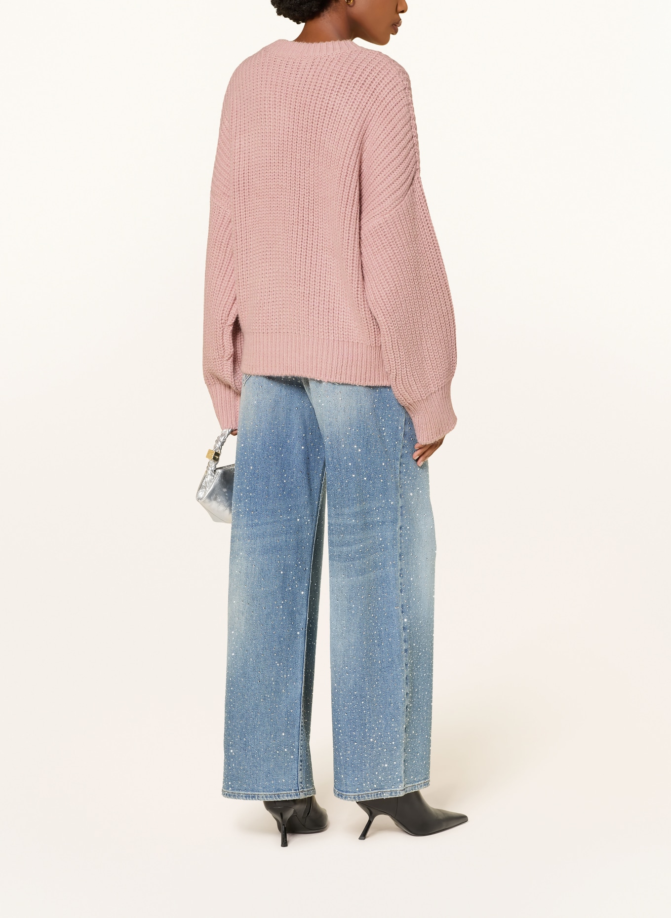 ESSENTIEL ANTWERP Pullover KOSTAR: ROSÉ / NEONORANGE