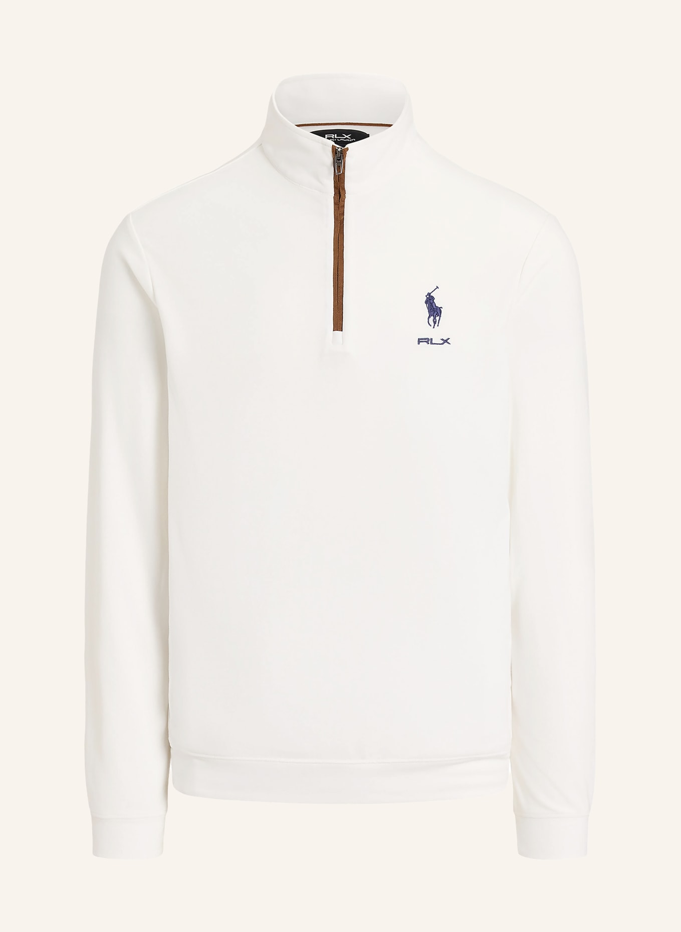 RLX RALPH LAUREN Sweat-Troyer: WEISS