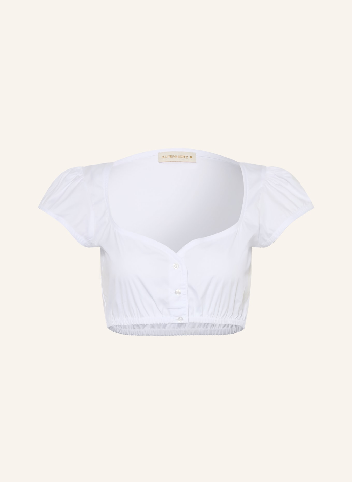 AlpenHERZ Dirndlbluse PHIA: WEISS