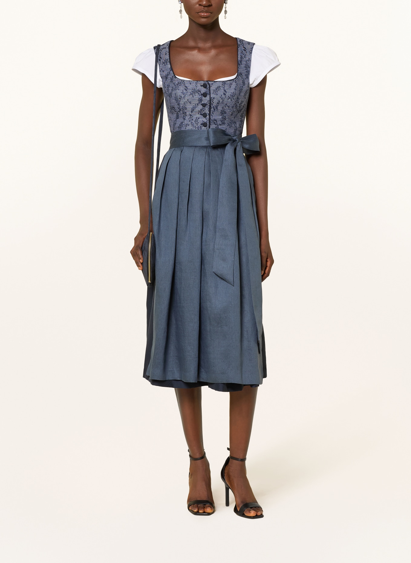 AlpenHERZ Dirndlbluse PHIA: WEISS