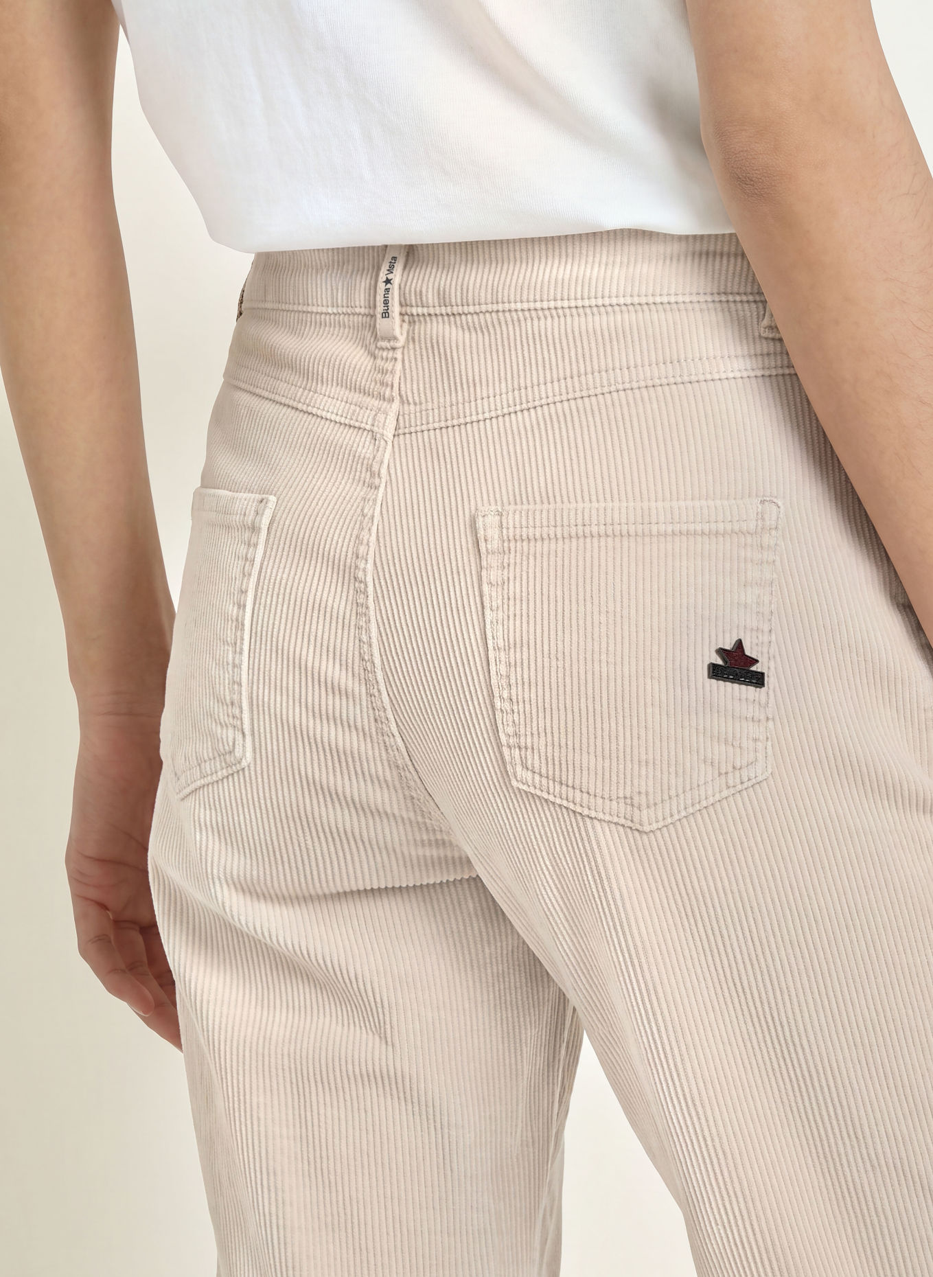 Buena Vista 7/8-Hose aus Cord: BEIGE