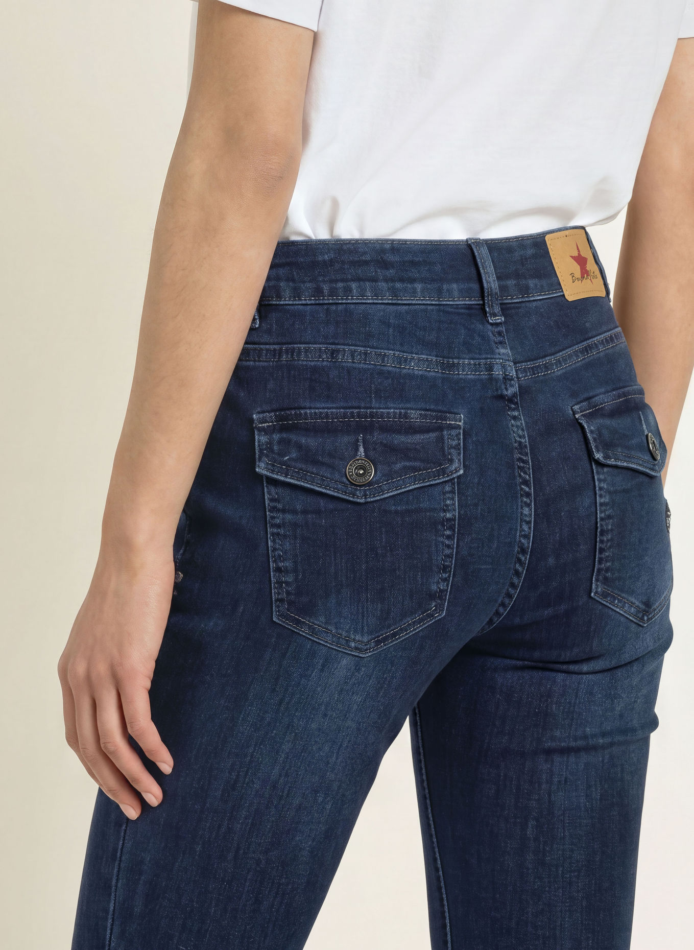 Buena Vista Bootcut Jeans: 8998 deep blue