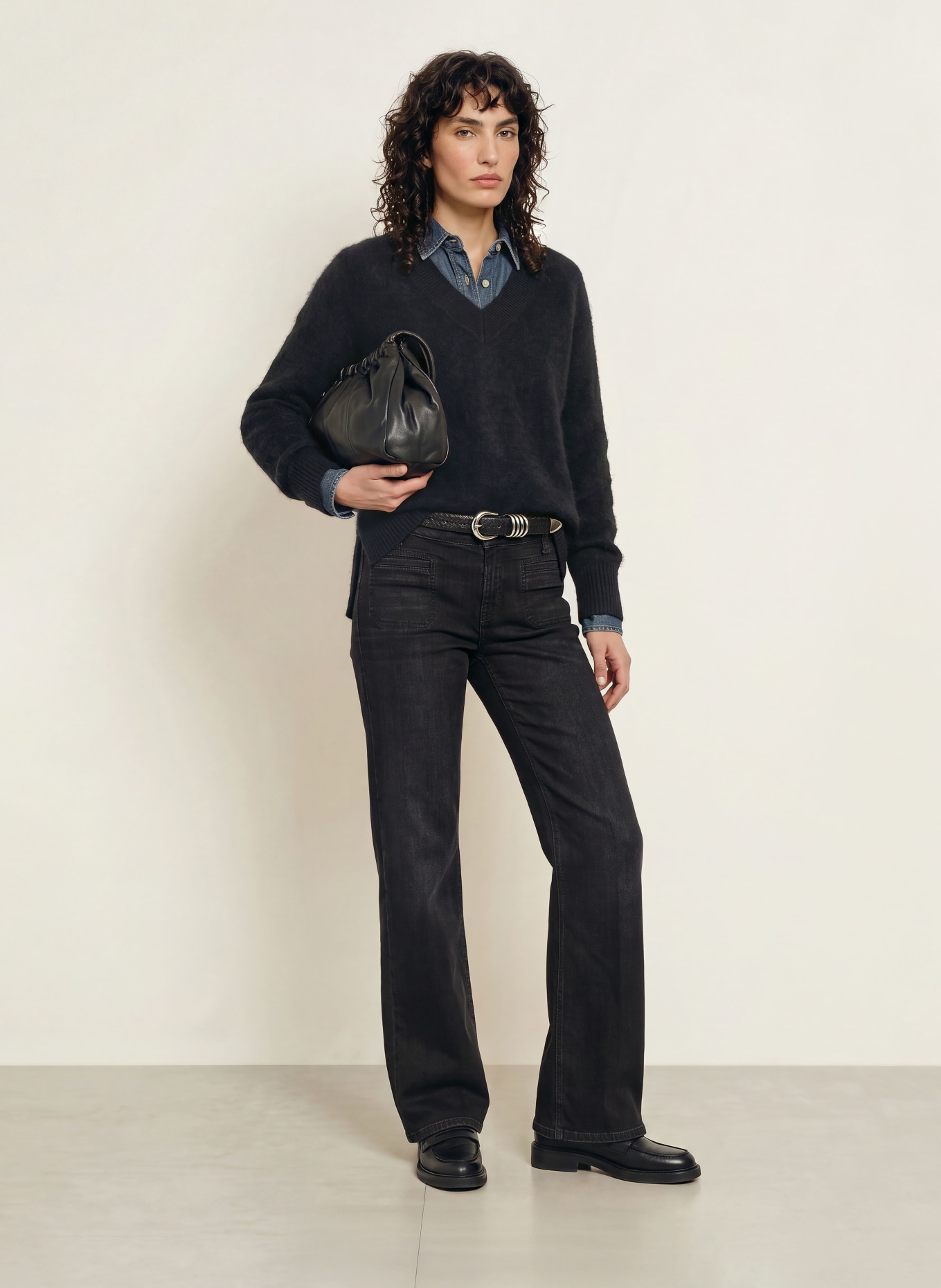 SAINTE MER Sweaters with merino wool: BLACK
