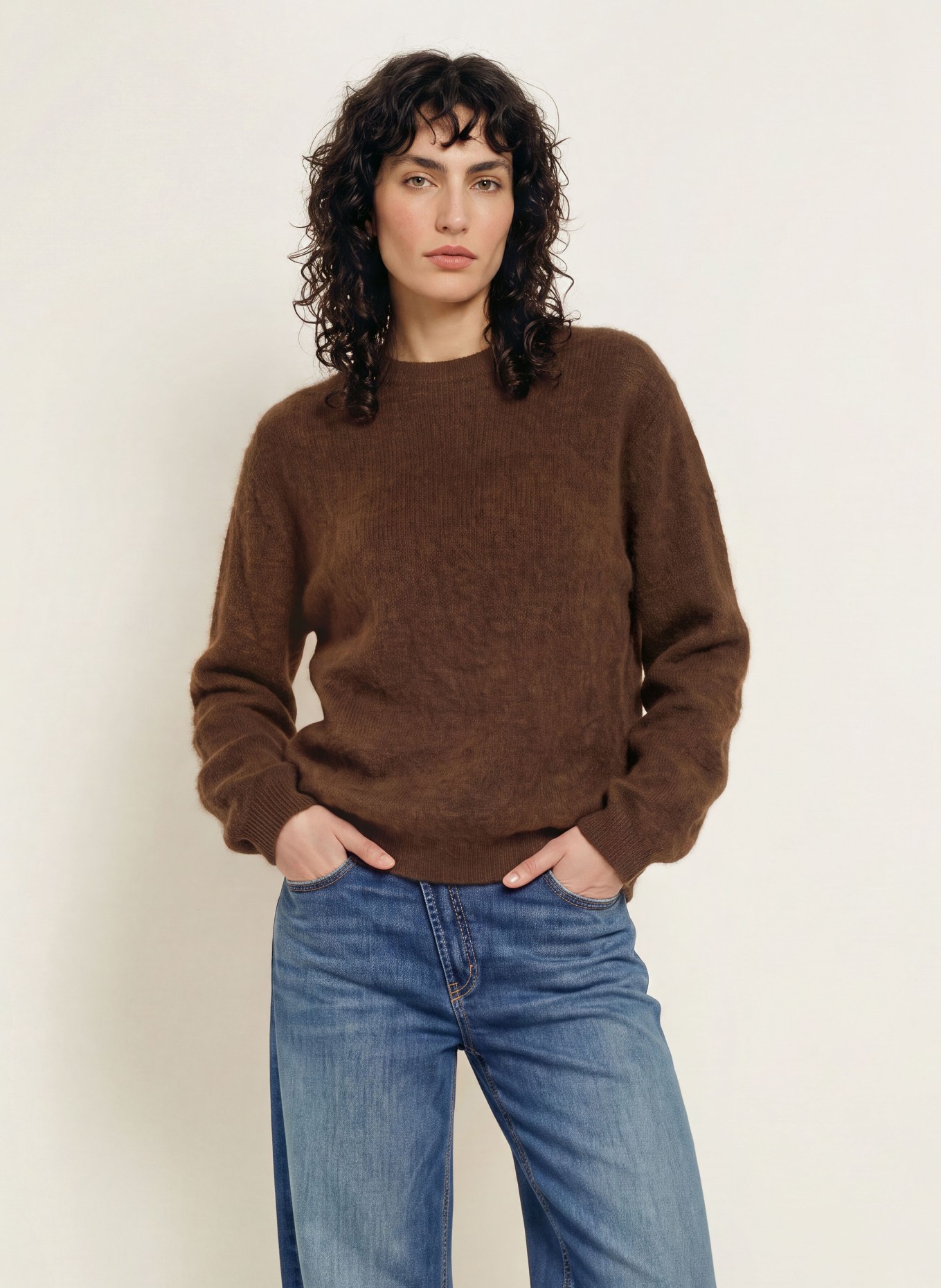 SAINTE MER Sweaters with merino wool: BROWN