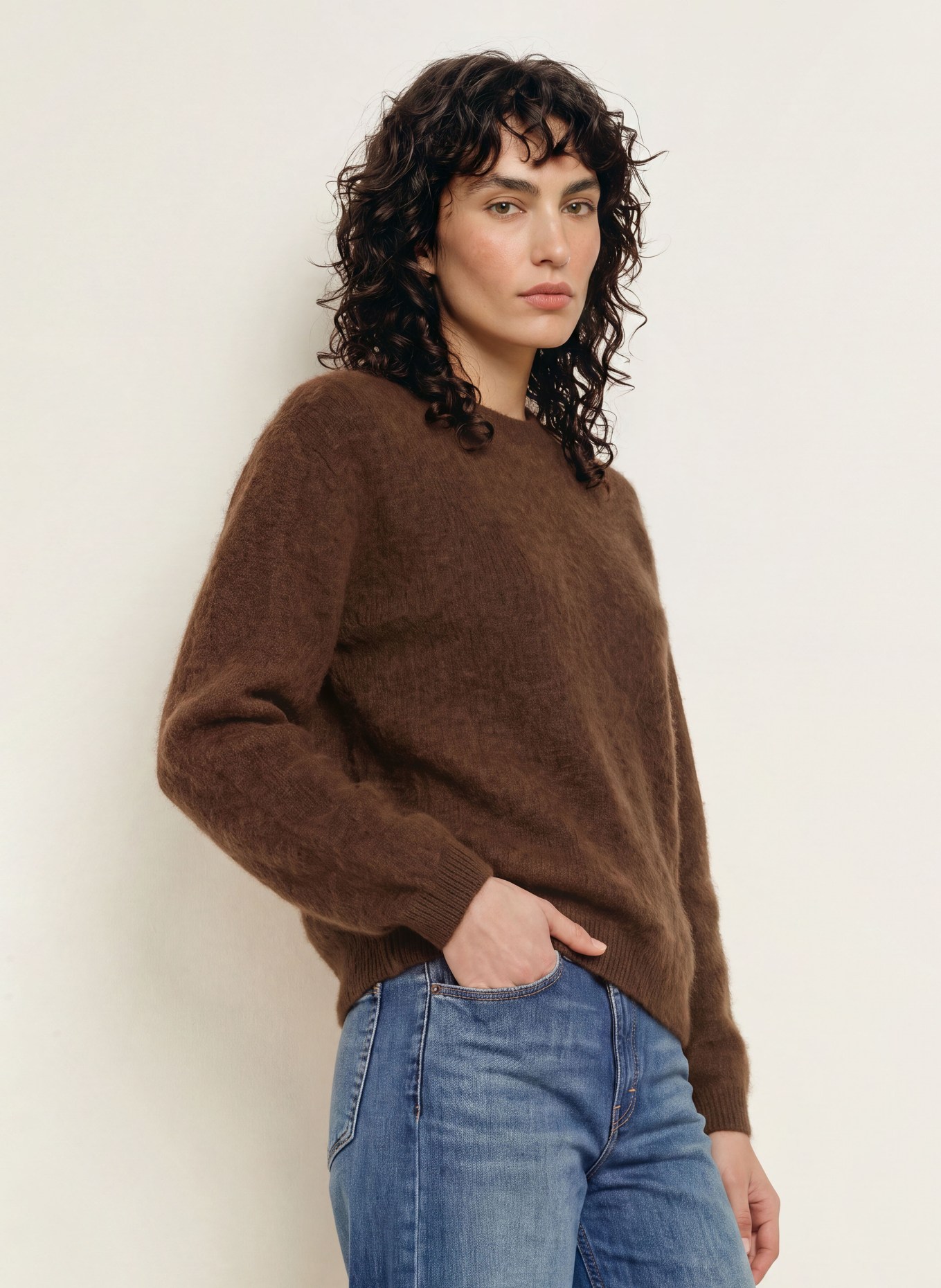 SAINTE MER Sweaters with merino wool: BROWN