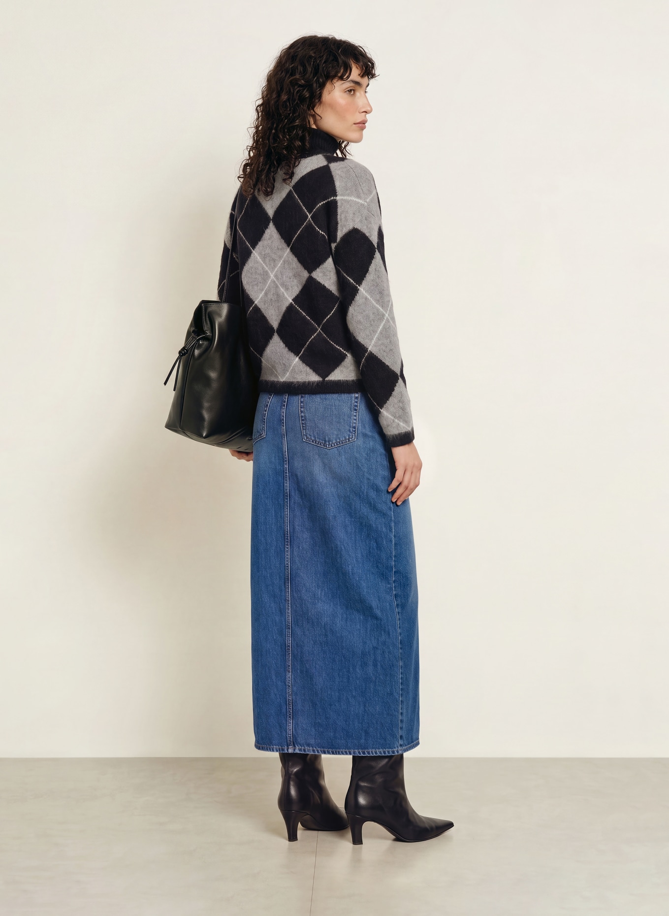 SAINTE MER Sweaters with merino wool: DARK BLUE / GRAY / WHITE
