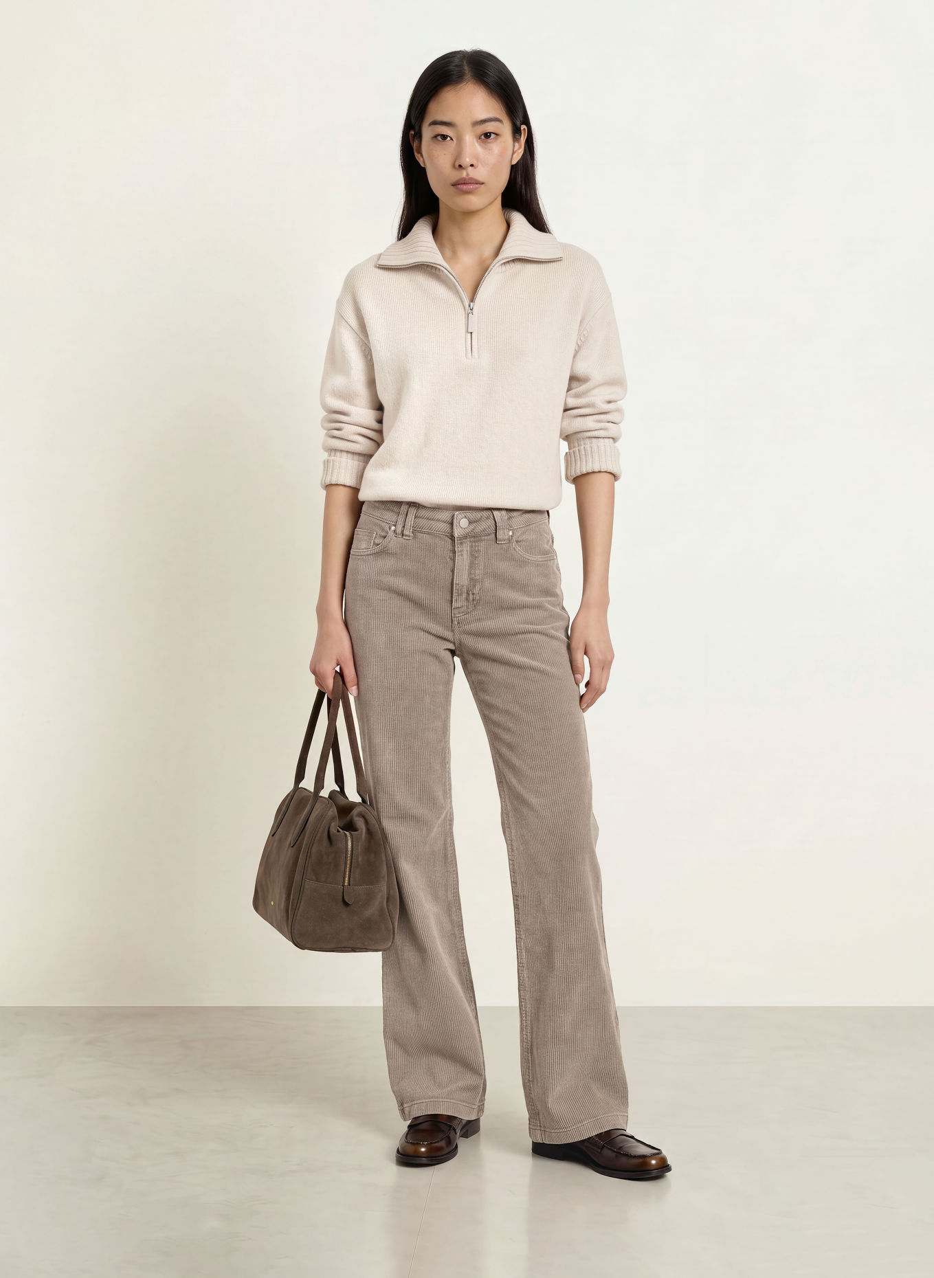 Buena Vista Corduroy pants: BEIGE