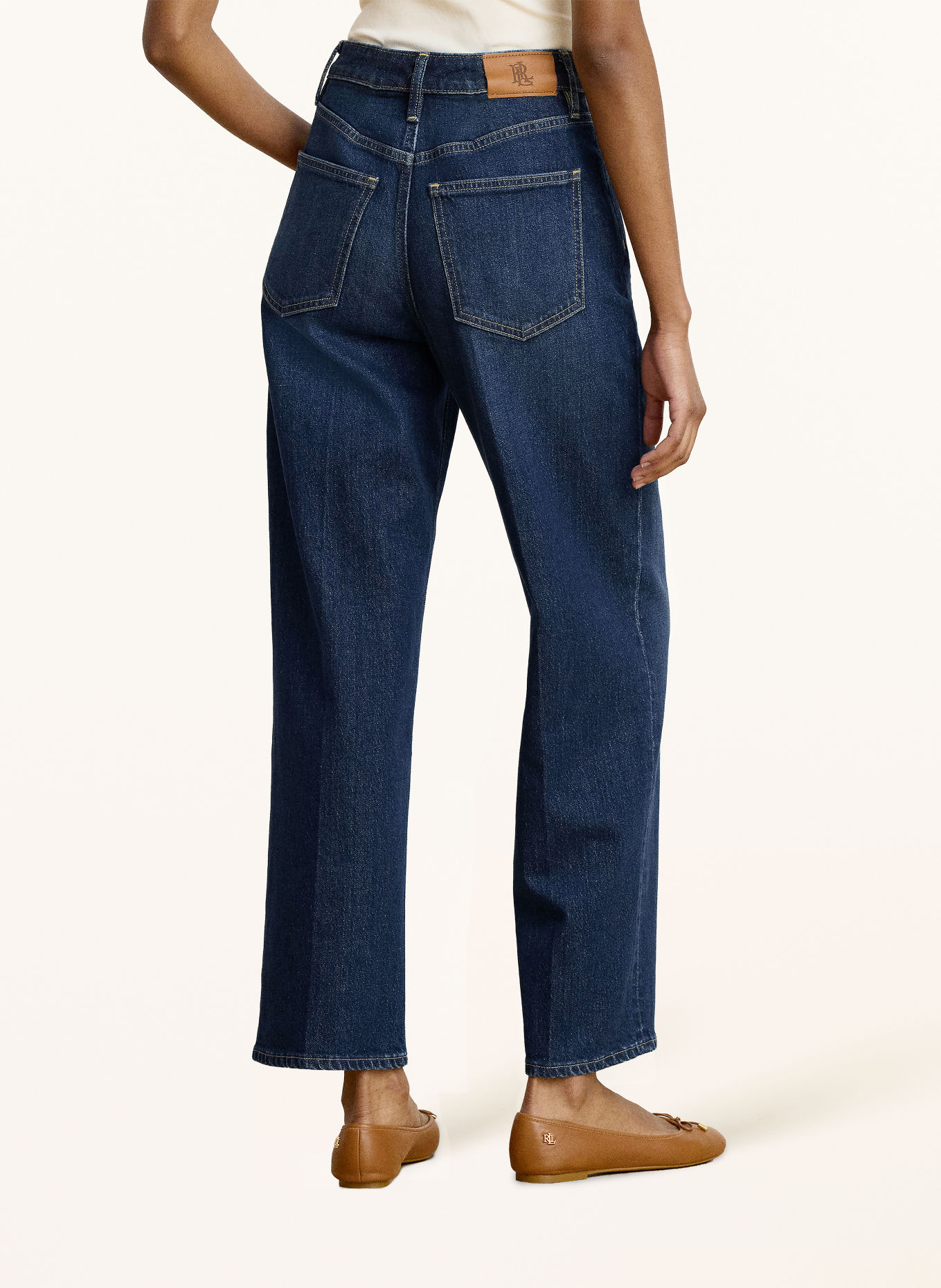 LAUREN RALPH LAUREN Cropped jeans: 001 MARINA WASH