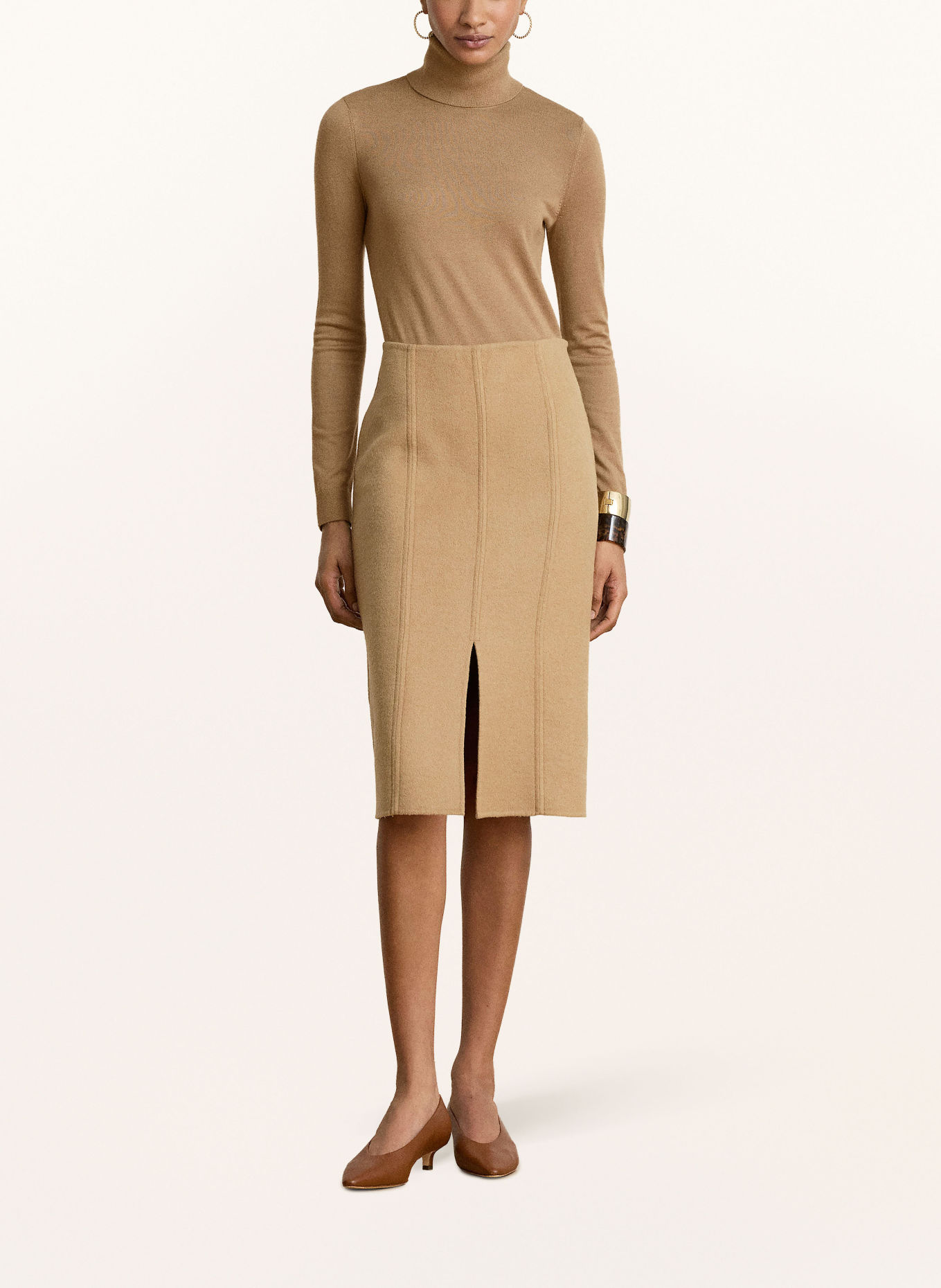LAUREN RALPH LAUREN Rollkragenpullover: BEIGE