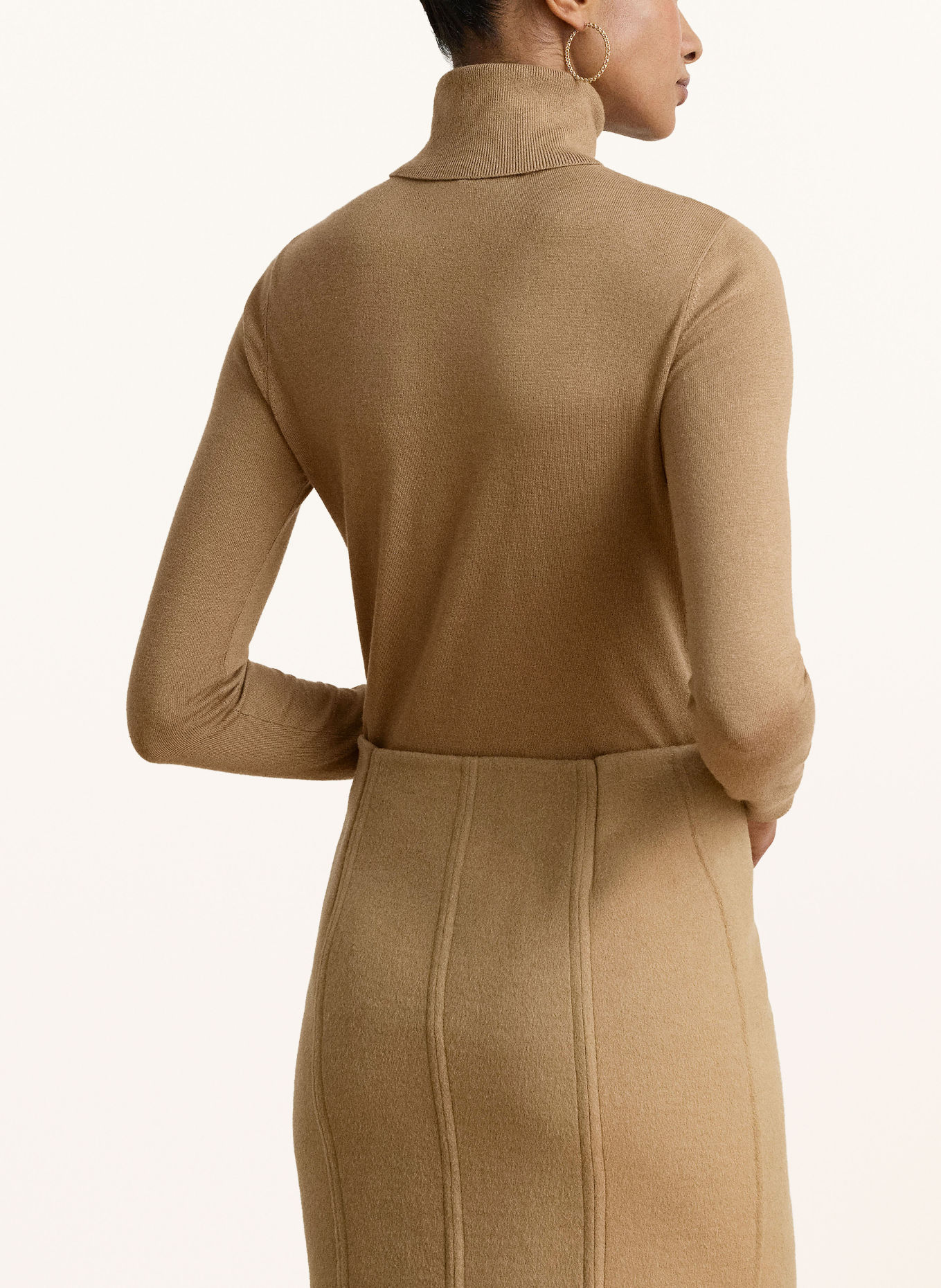 LAUREN RALPH LAUREN Rollkragenpullover: BEIGE