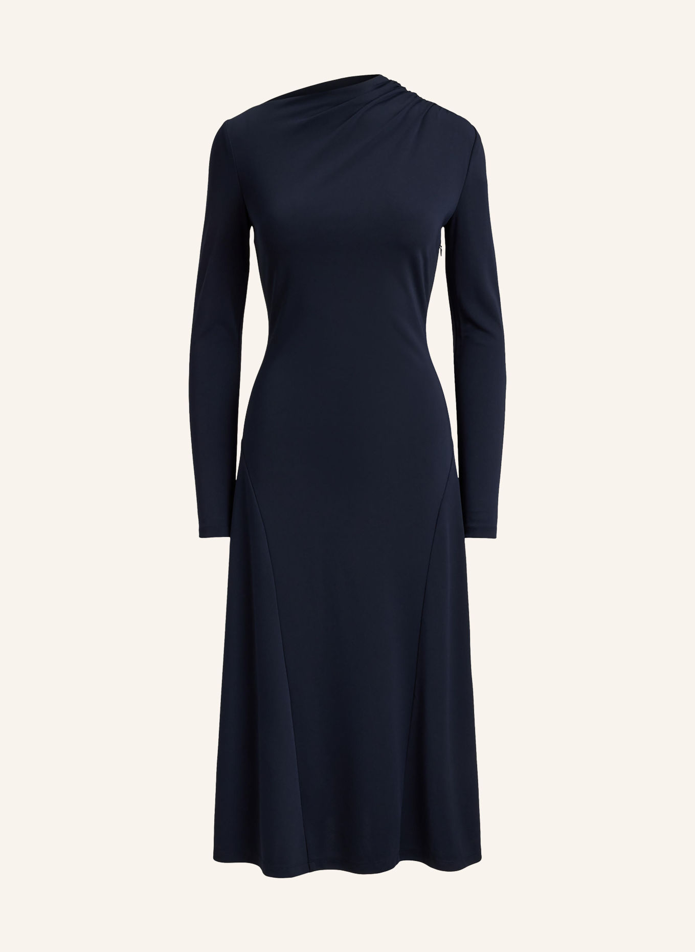LAUREN RALPH LAUREN Jerseyové šaty YAMILLA: TMAVĚ MODRÁ