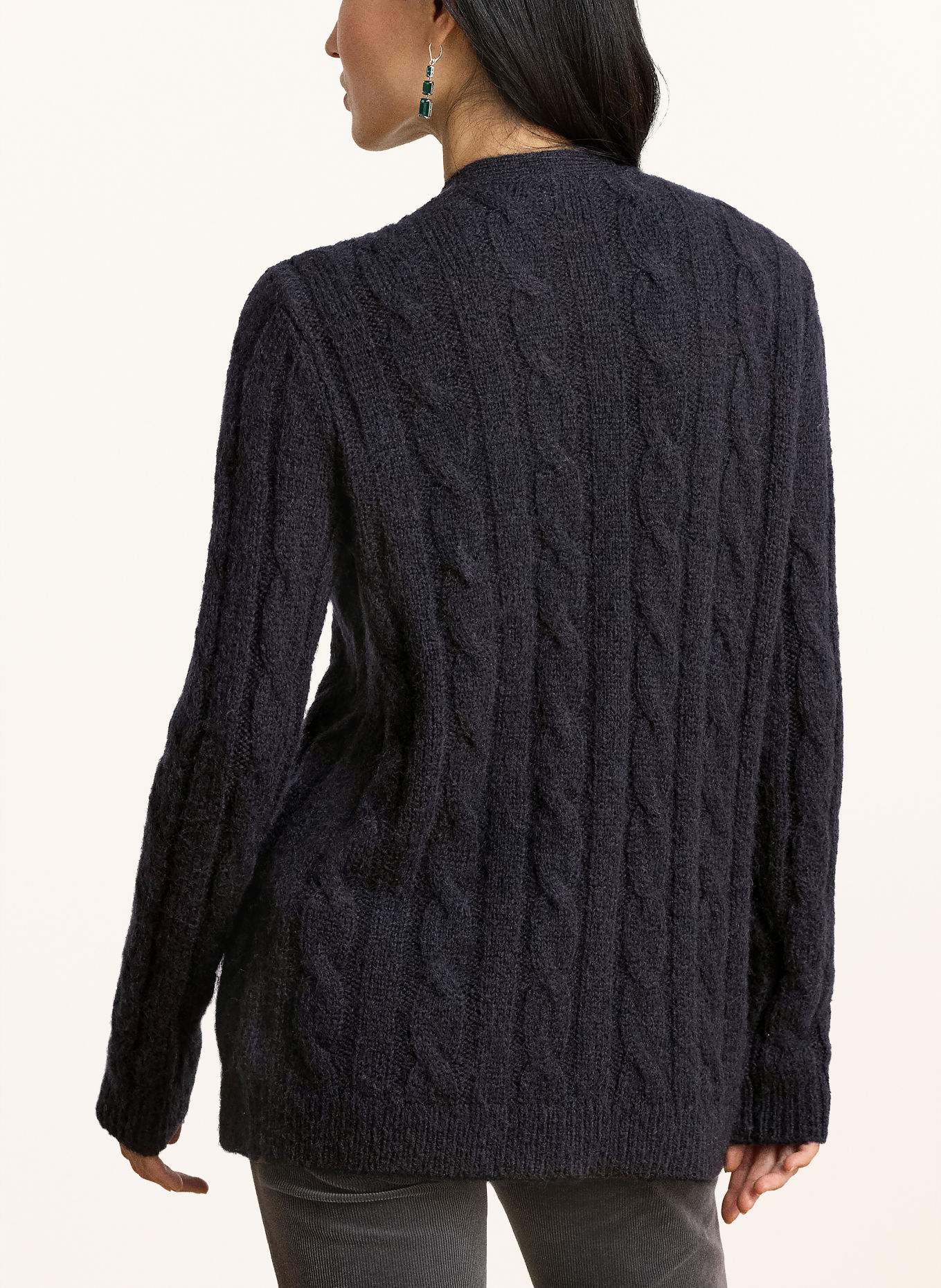 LAUREN RALPH LAUREN Vest met sierstenen: ZWART