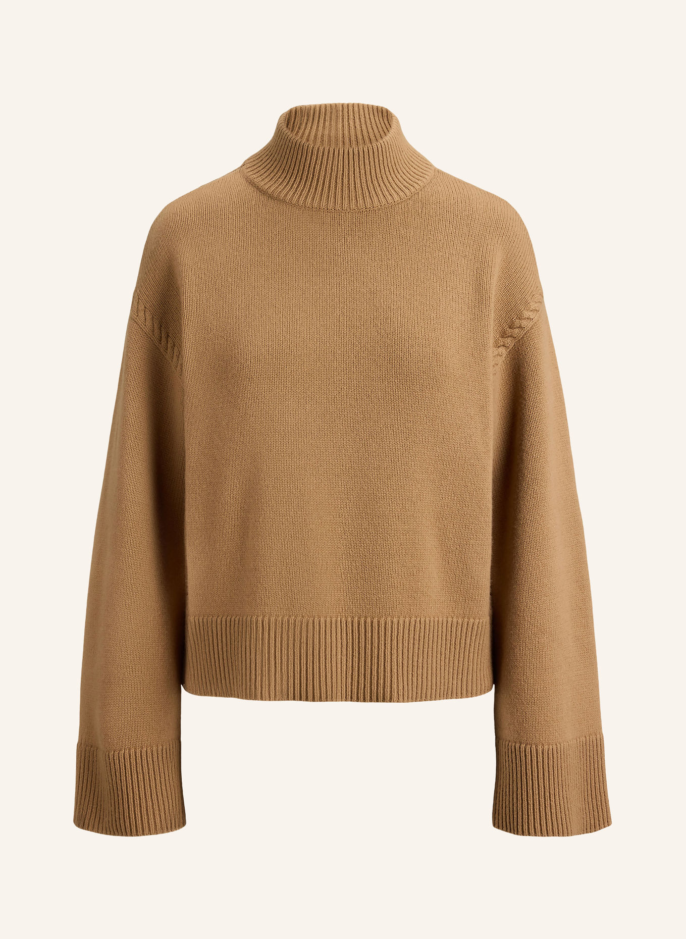 LAUREN RALPH LAUREN Turtleneck sweater: CAMEL