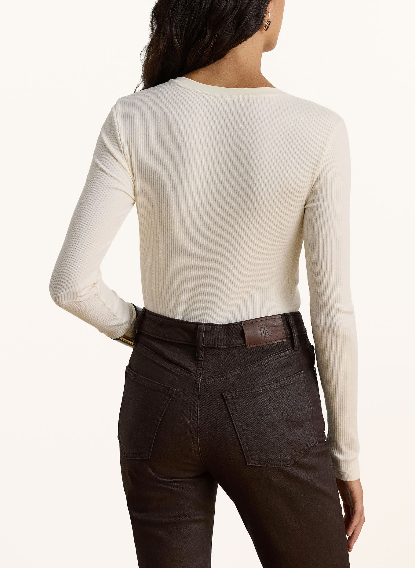 LAUREN RALPH LAUREN Longsleeve: CRÈME