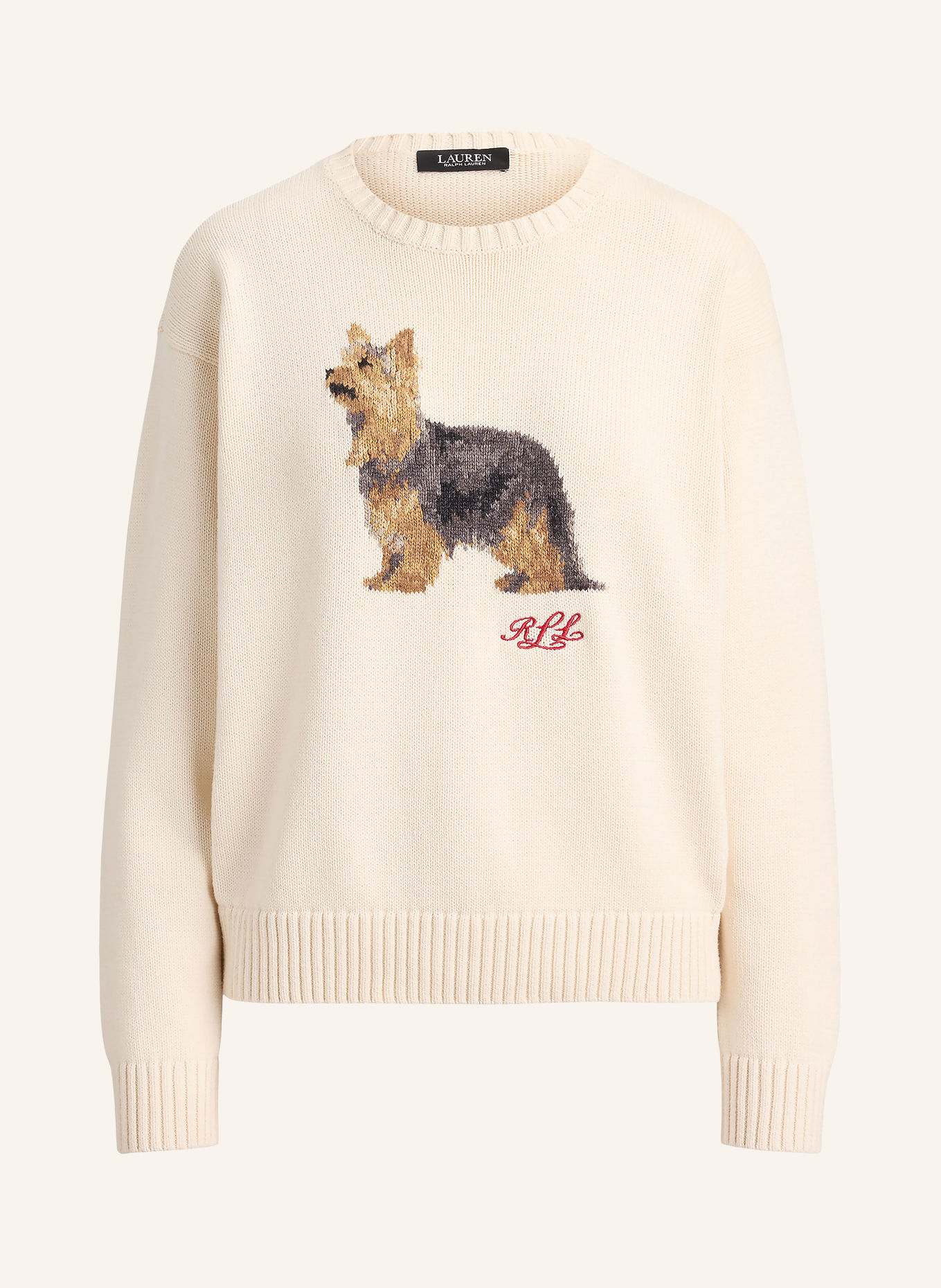LAUREN RALPH LAUREN Pullover: ECRU