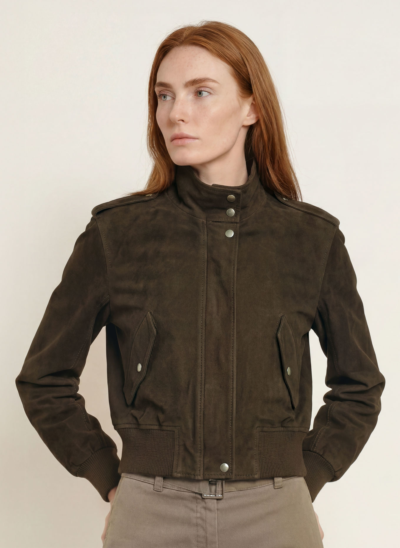 Marc O'Polo Lederjacke: DUNKELBRAUN