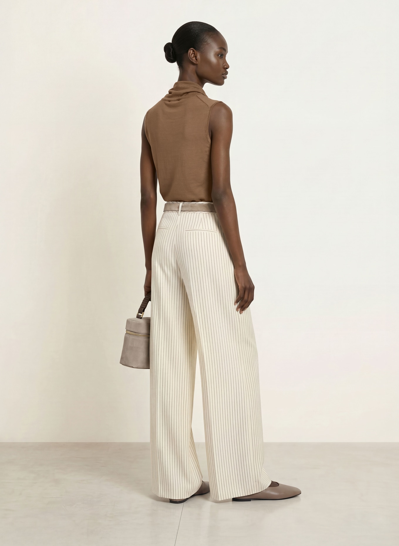 REISS Top HONEY: KAKI