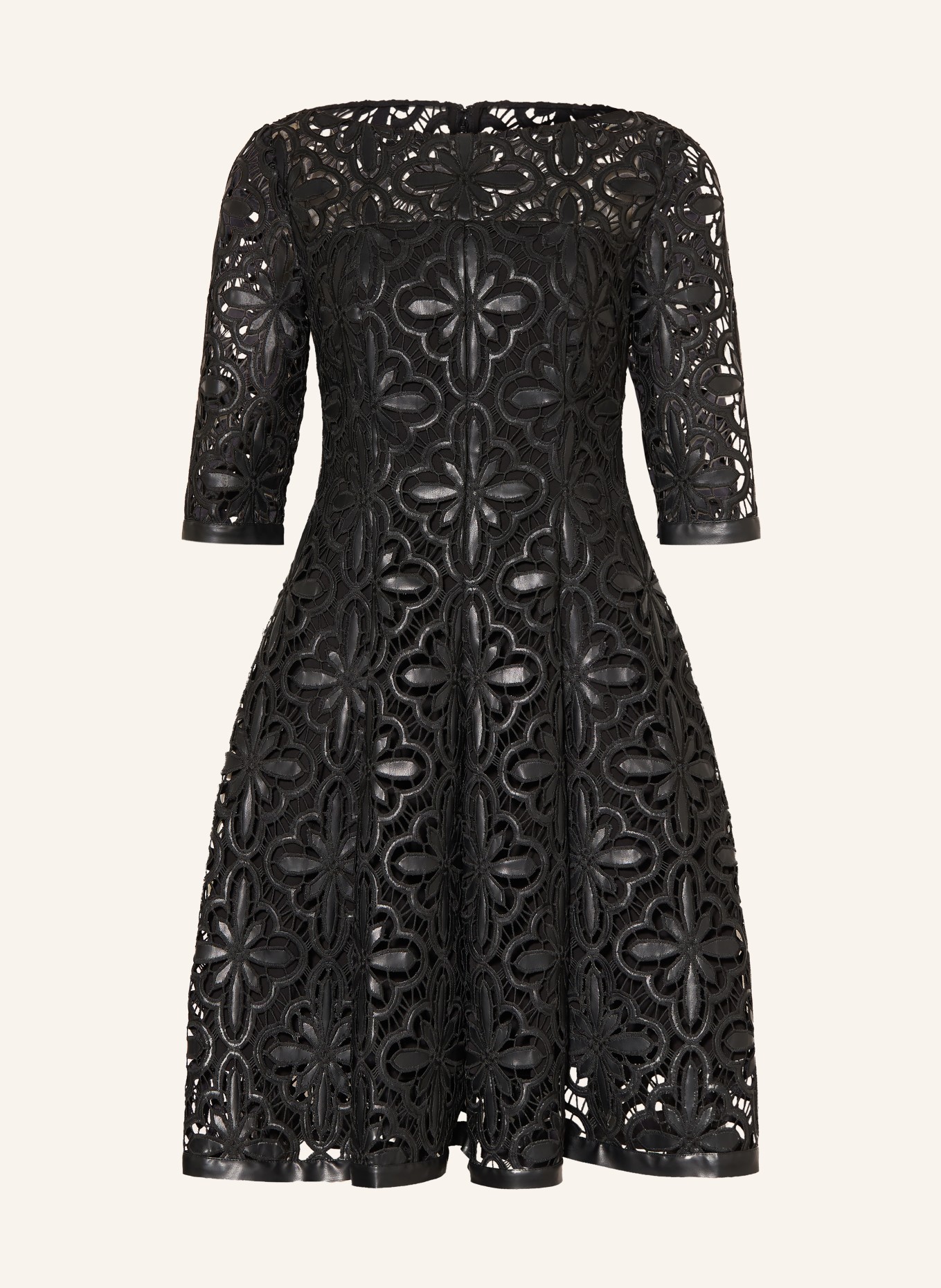 TALBOT RUNHOF Cocktail dress with 3/4 sleeves: 999 BLACK