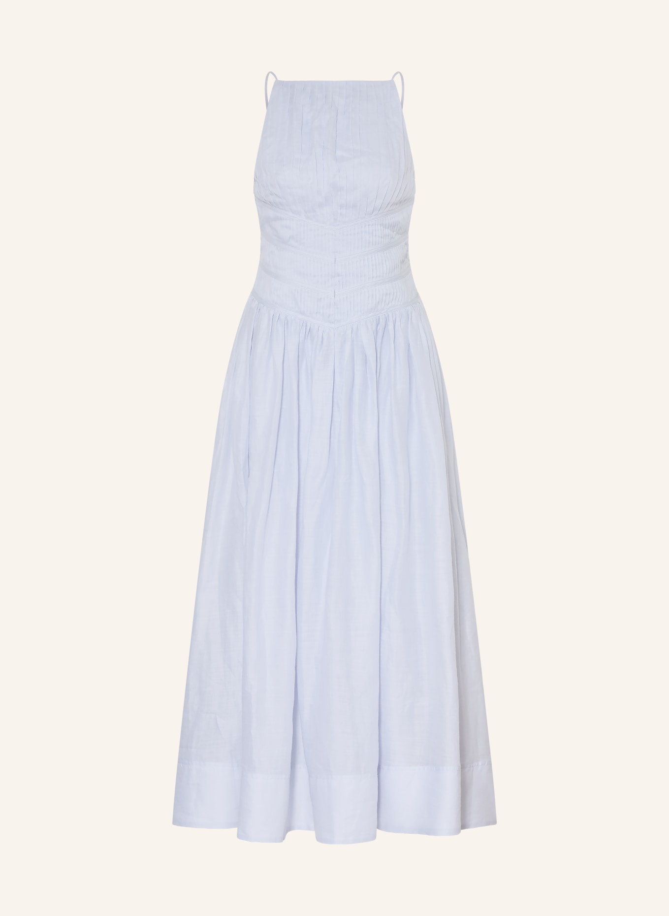 Aje. HELENE Dress with Rhinestones: LIGHT BLUE