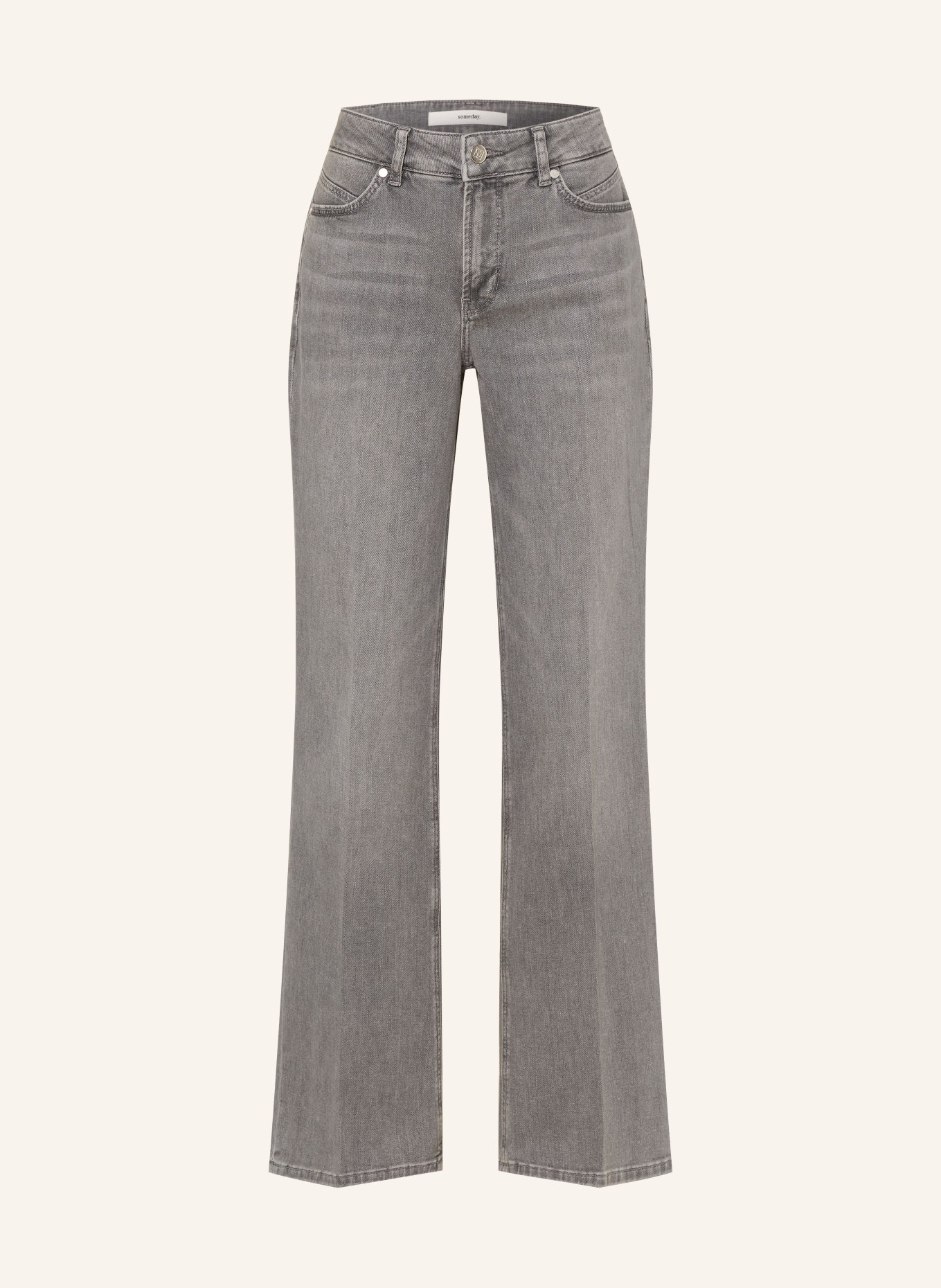 someday Flared jeans CARIE ICONIC: 80014 mid stone grey