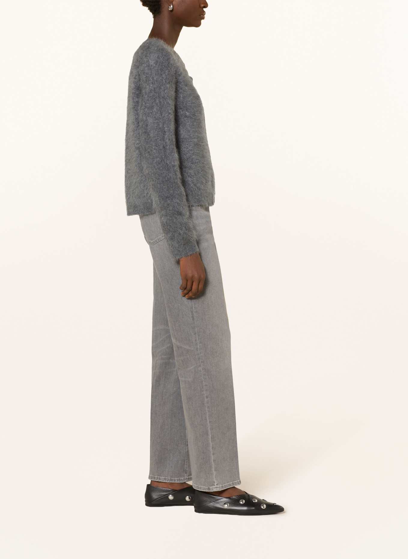 someday Flared jeans CARIE ICONIC: 80014 mid stone grey