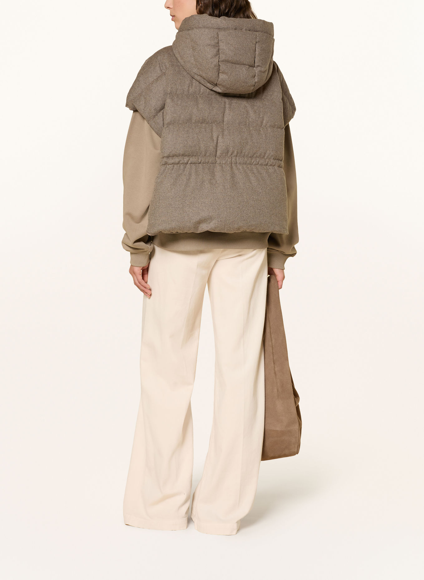 someday VENKINA Down vest: TAUPE
