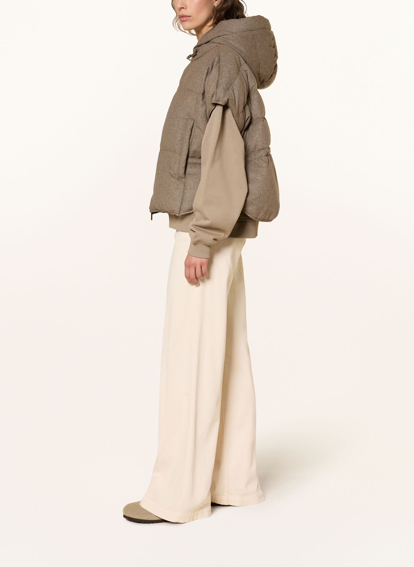someday VENKINA Down vest: TAUPE