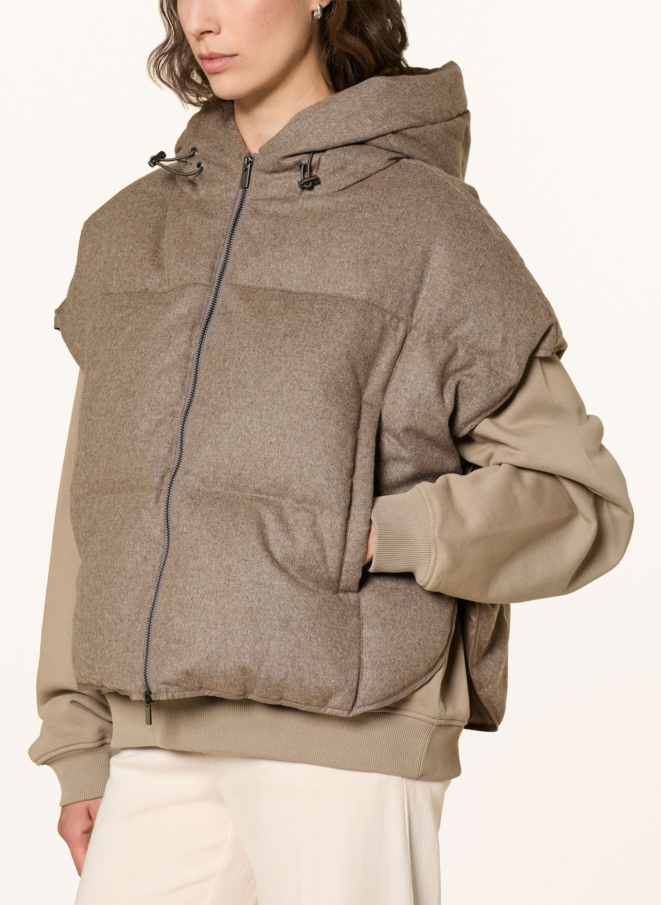 someday VENKINA Down vest: TAUPE