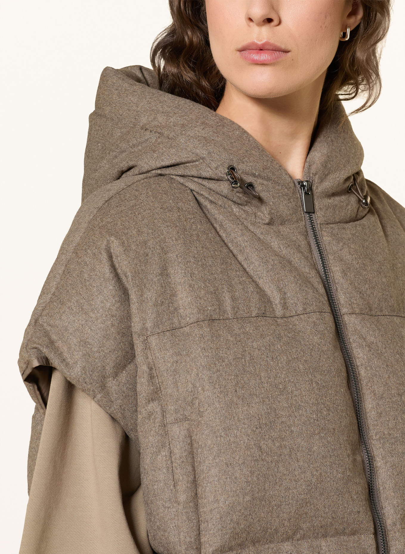 someday VENKINA Down vest: TAUPE