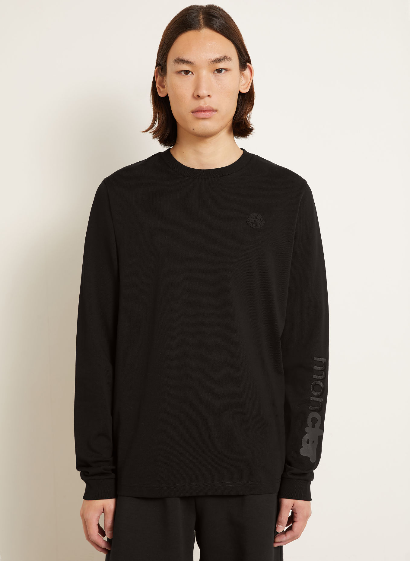 MONCLER Long-sleeve shirt: BLACK