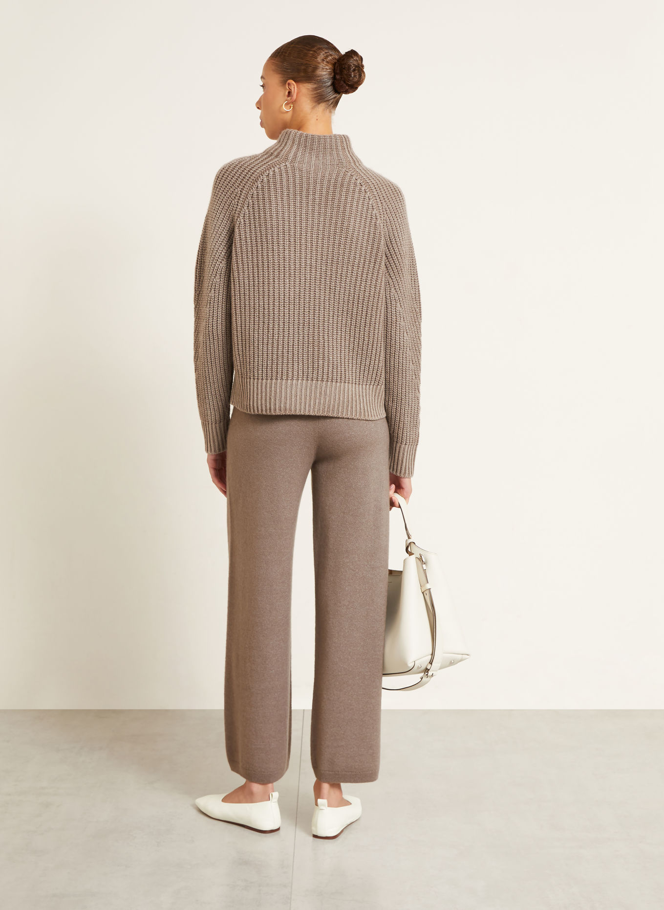 IRIS von ARNIM BARDELIA Cashmere Sweater: TAUPE