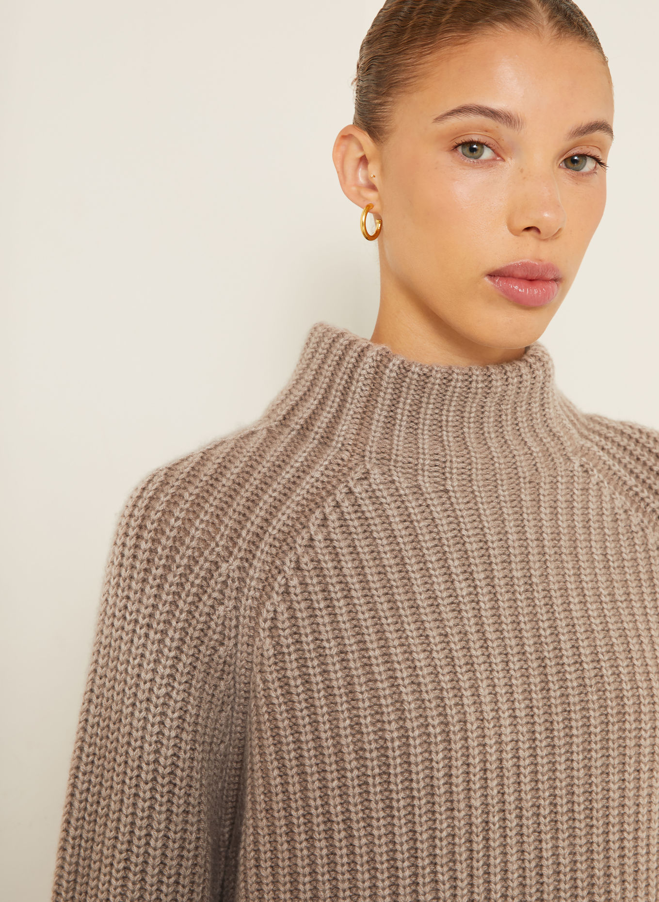 IRIS von ARNIM BARDELIA Cashmere Sweater: TAUPE