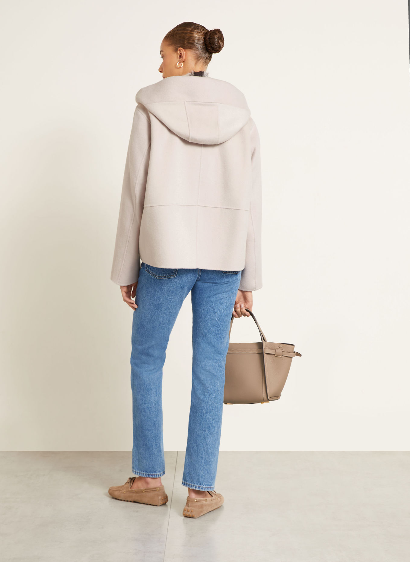 IRIS von ARNIM Kastenjacke DANCE mit Cashmere: ECRU